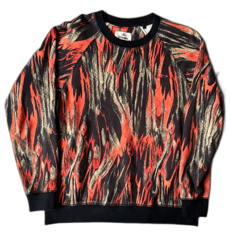 Vivienne Westwood Vivienne Westwood Archive Flame Print Sweatshirt - dmc Size M / US 6-8 / IT 42-44 - 1 Thumbnail