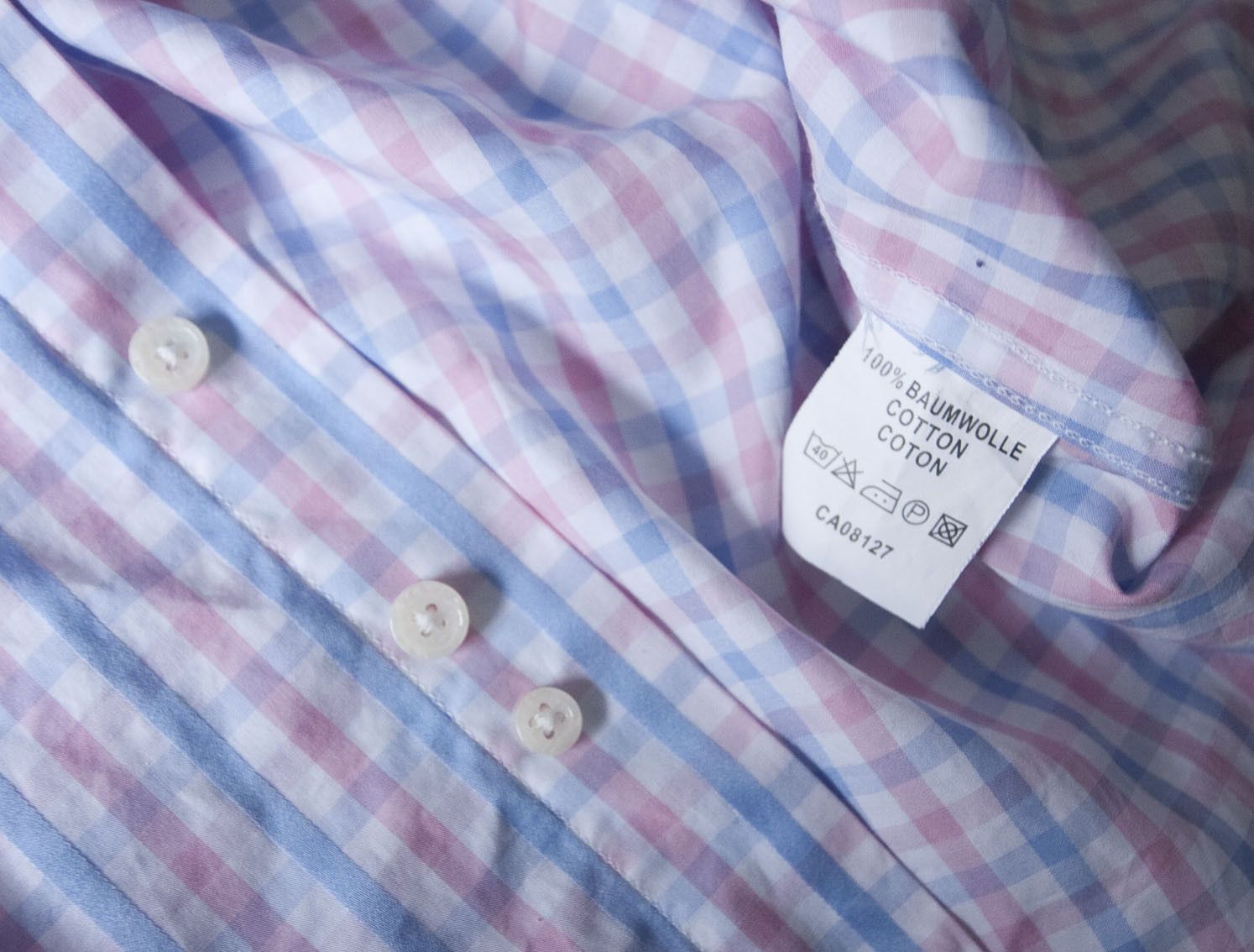 Vincenzo Di Ruggiero Vincenzo Ruggiero Napoli Shirt Size 43 Plaid Size US XL / EU 56 / 4 - 4 Thumbnail