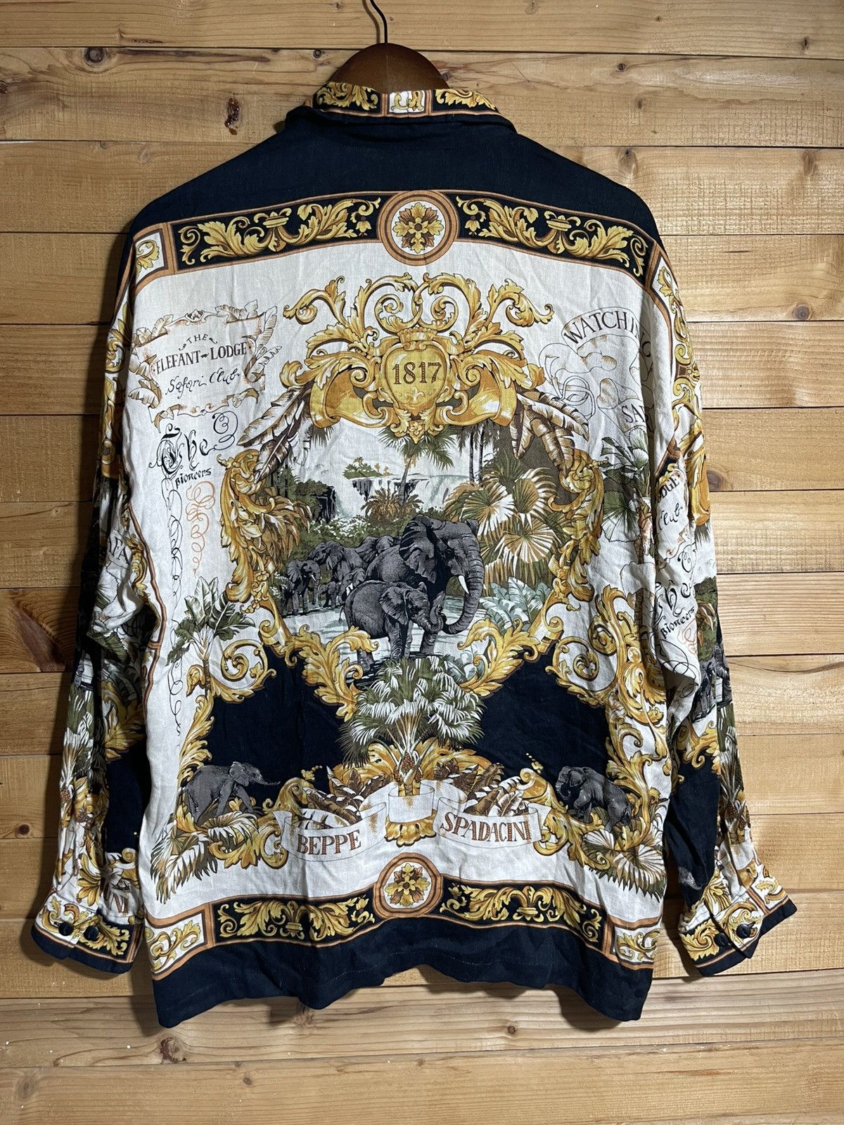 Vintage Vintage beppe spadacini rayon art shirt Size US L / EU 52-54 / 3 - 1 Thumbnail