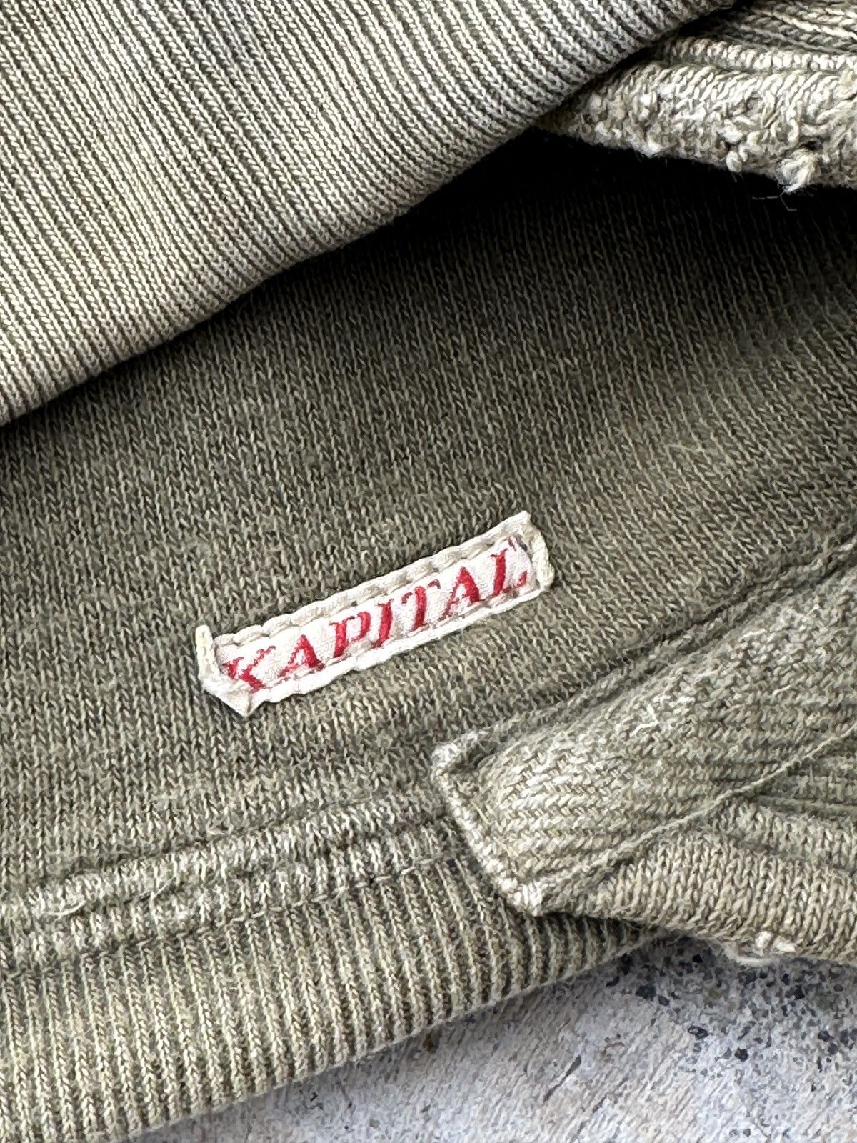 Kapital Conductor Soft Brim Beanie Visor Distressed weathered hat Size ONE SIZE - 13 Thumbnail