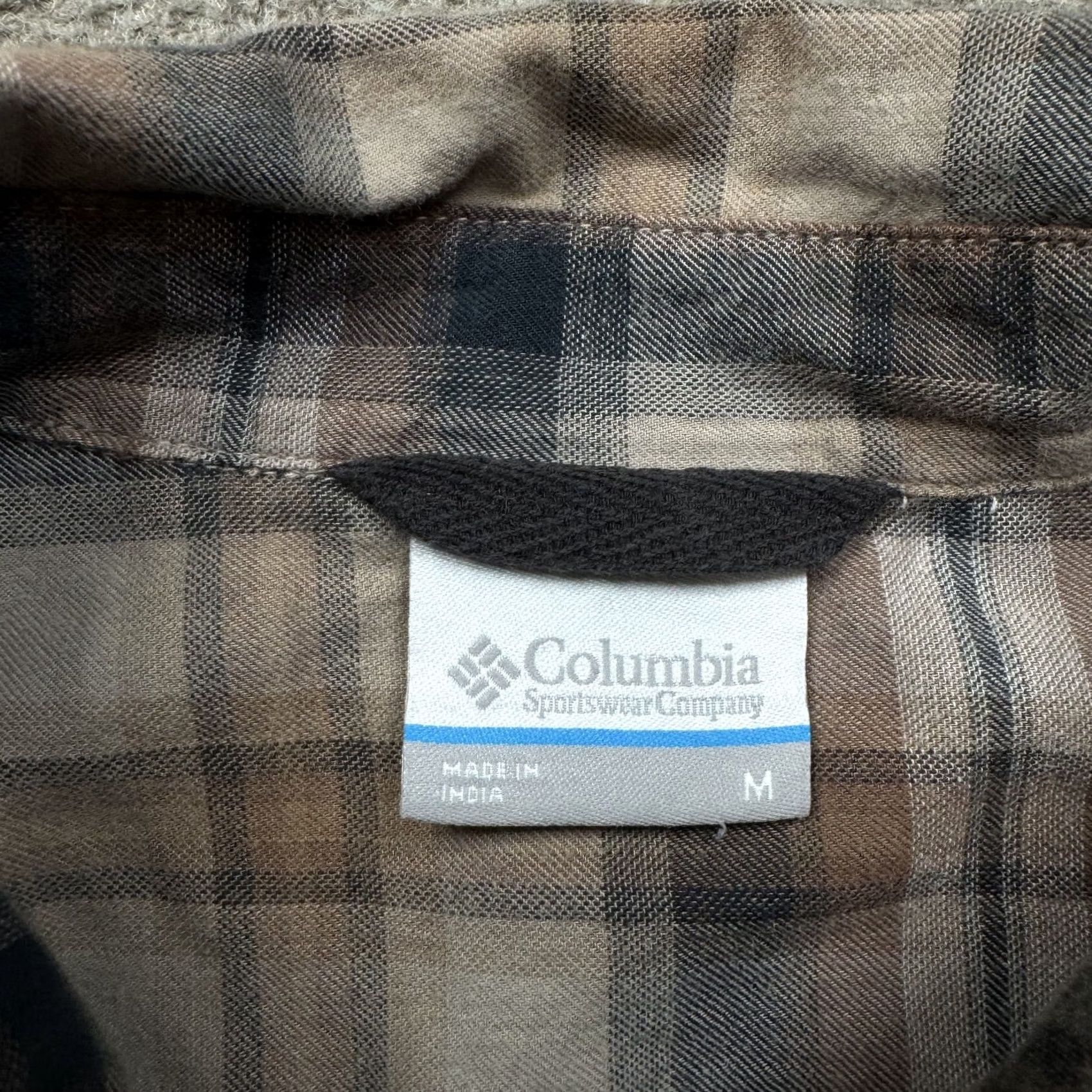 Vintage Columbia Shirt Mens M Brown Men Size Button Plaid Long Sleeve Outdoor Camp Hunt Size US M / EU 48-50 / 2 - 8 Thumbnail