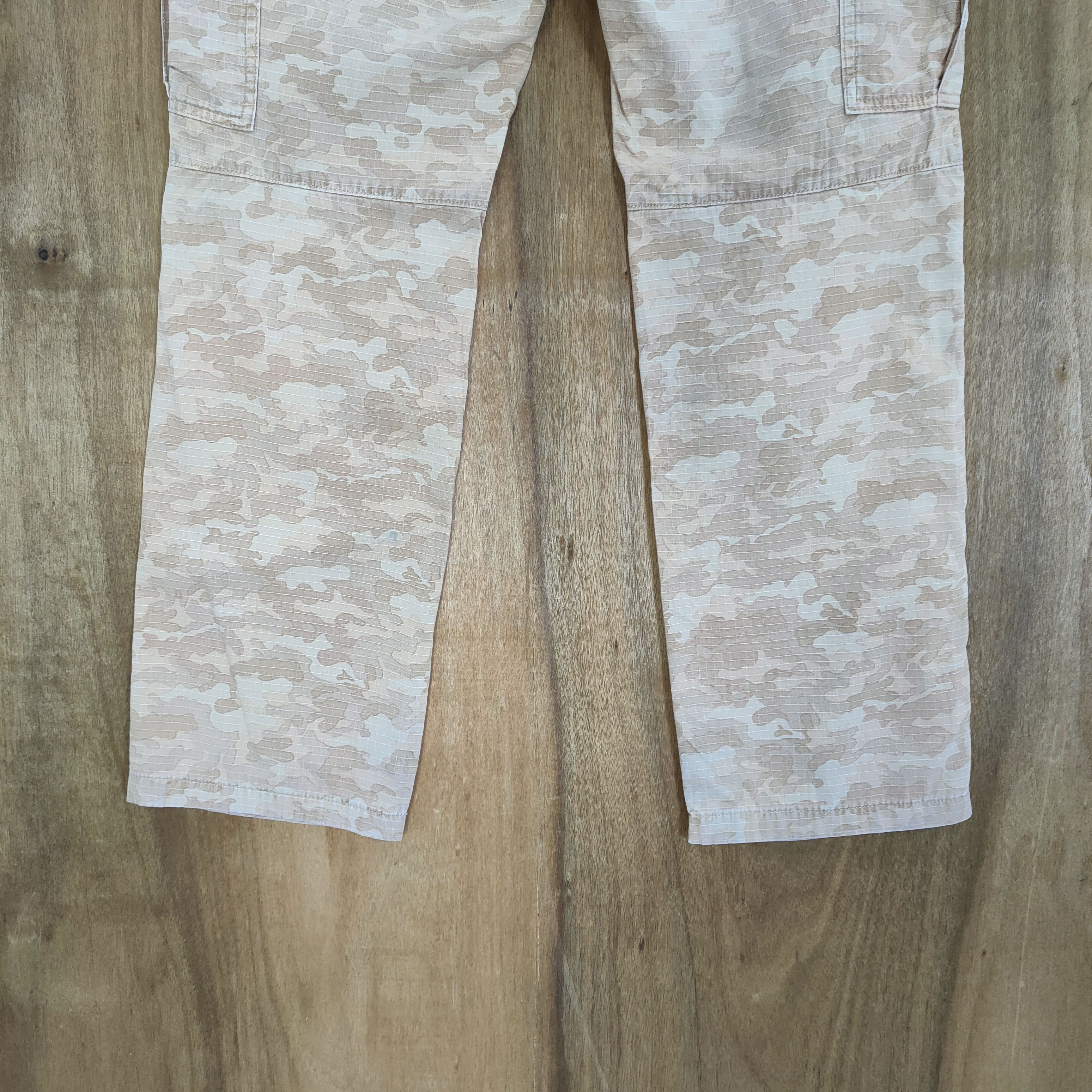 Japanese Brand VINTAGE JAPANESE CAMO FADED CARGO PANTS Size US 34 / EU 50 - 9 Thumbnail