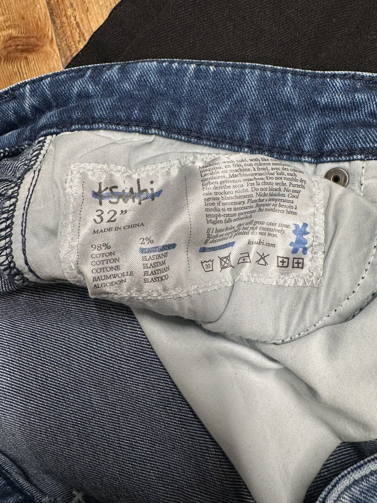 Ksubi Ksubi Distressed Blue Denim Jeans Size 32 Size US 32 / EU 48 - 5 Thumbnail