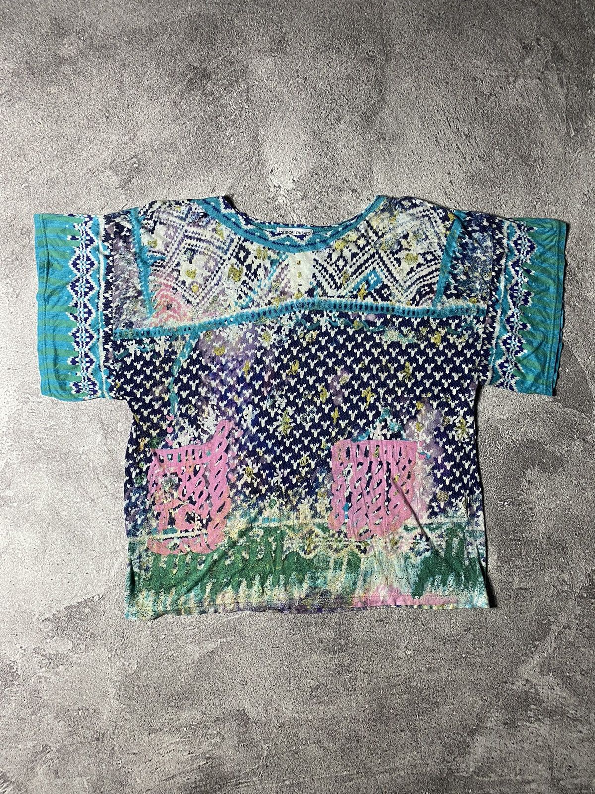 Issey Miyake × Japanese Brand × Tsumori Chisato Vintage Tsumori Chisato VERY RARE T-shirt Size L / US 10 / IT 46 - 1 Thumbnail