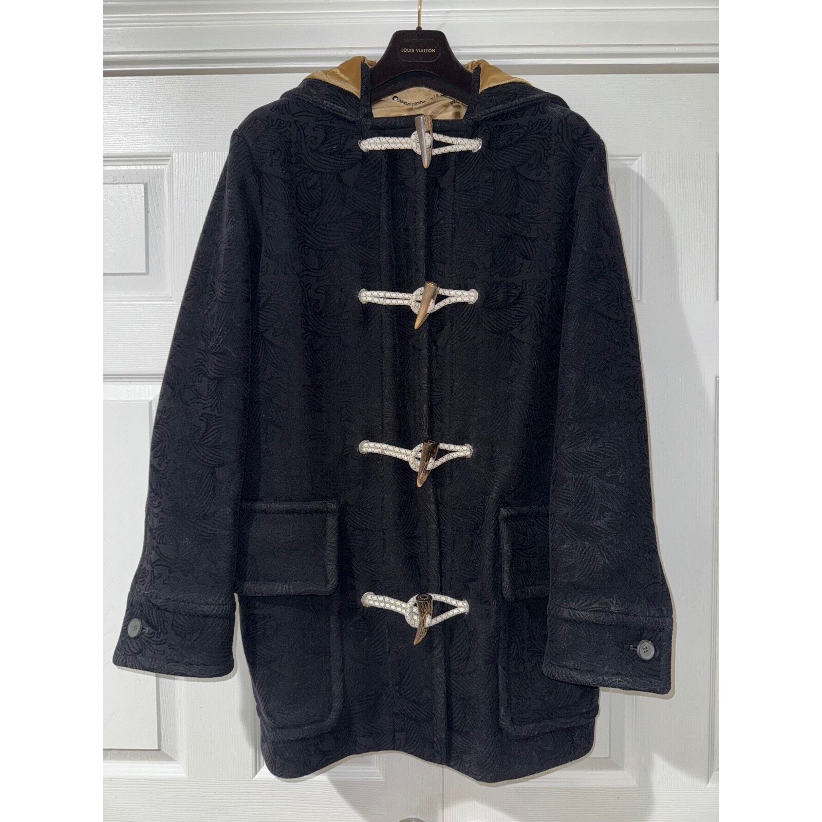 Louis Vuitton Louis Vuitton Kim Jones Nemeth Black Horn Coat Jacket 50 Size US M / EU 48-50 / 2 - 3 Thumbnail