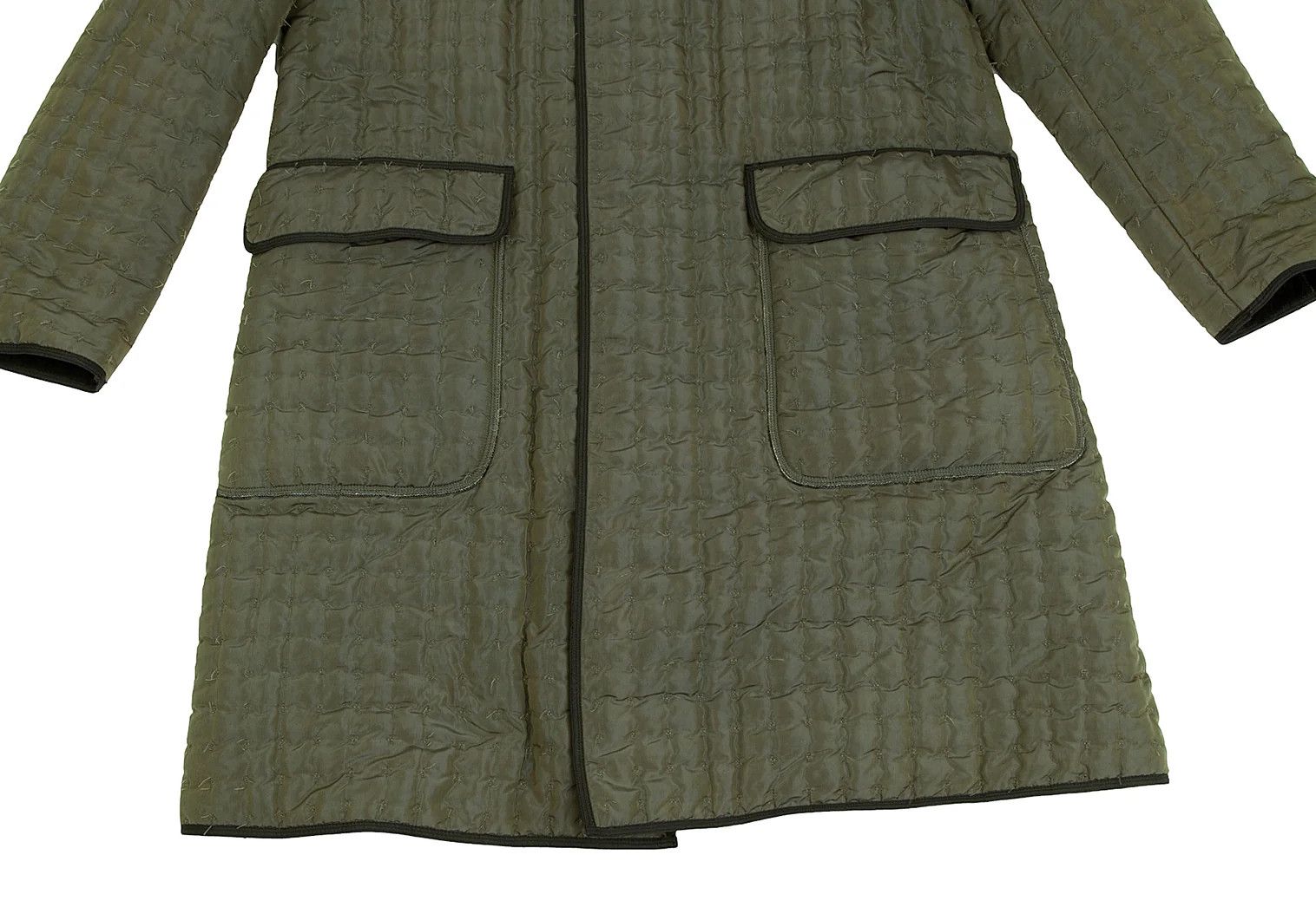 Jean Paul Gaultier Snap Button Coat in Khaki and Black, Size 48 Size US M / EU 48-50 / 2 - 7 Thumbnail