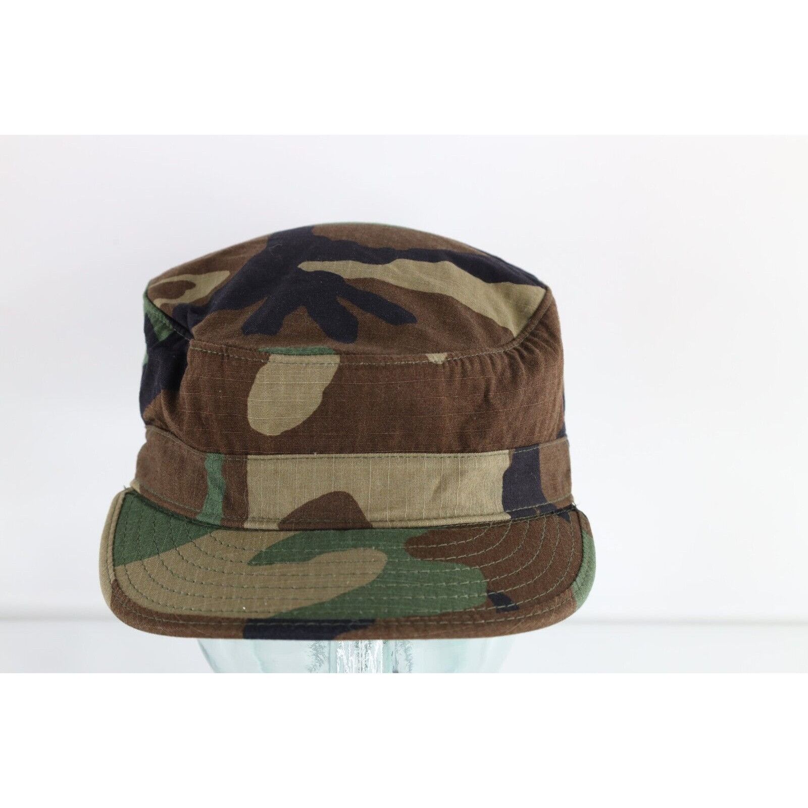 Vintage Vintage 90s Faded Military Issue Camouflage Hot Weather Cap Size ONE SIZE - 1 Thumbnail