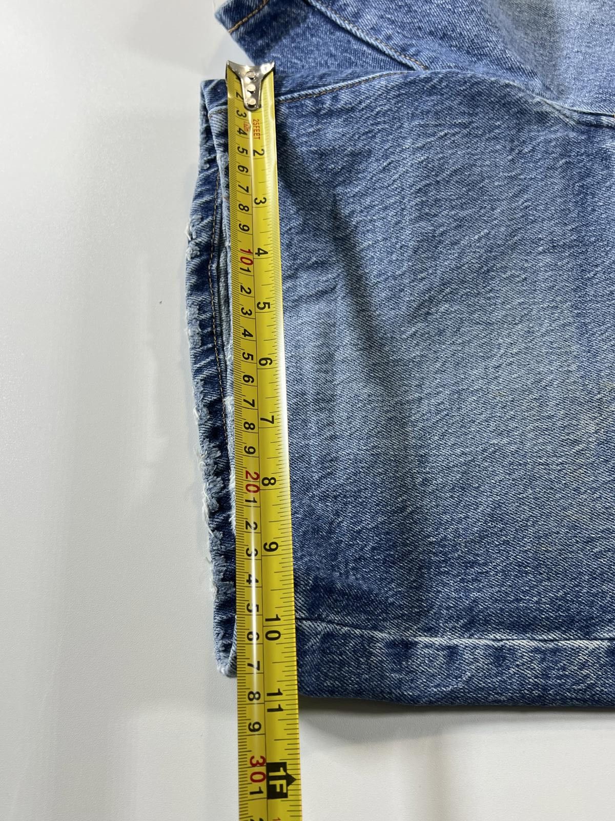 Unknown London Vintage Levi’s 501 Blue Distressed Denim Shorts 30 Size US 30 / EU 46 - 9 Thumbnail