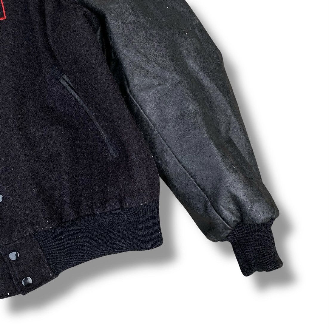 Golden Bear Vintage 90s Golden Bear Kith Wool Leather Varsity Jacket.#F8 Size US XXL / EU 58 / 5 - 3 Thumbnail
