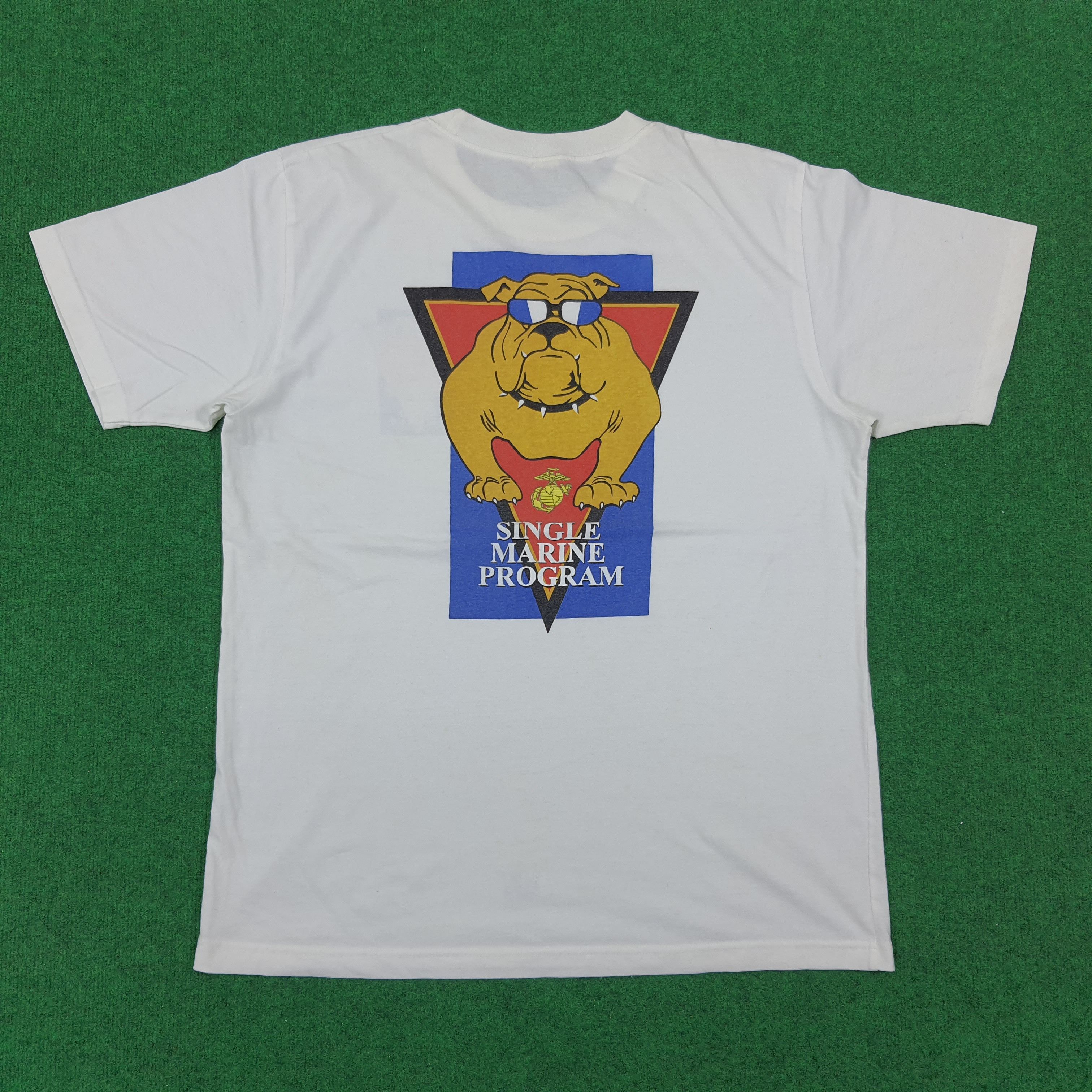 Vintage Vintage Single Marine Program American SMP Tshirt Size US XL / EU 56 / 4 - 1 Thumbnail