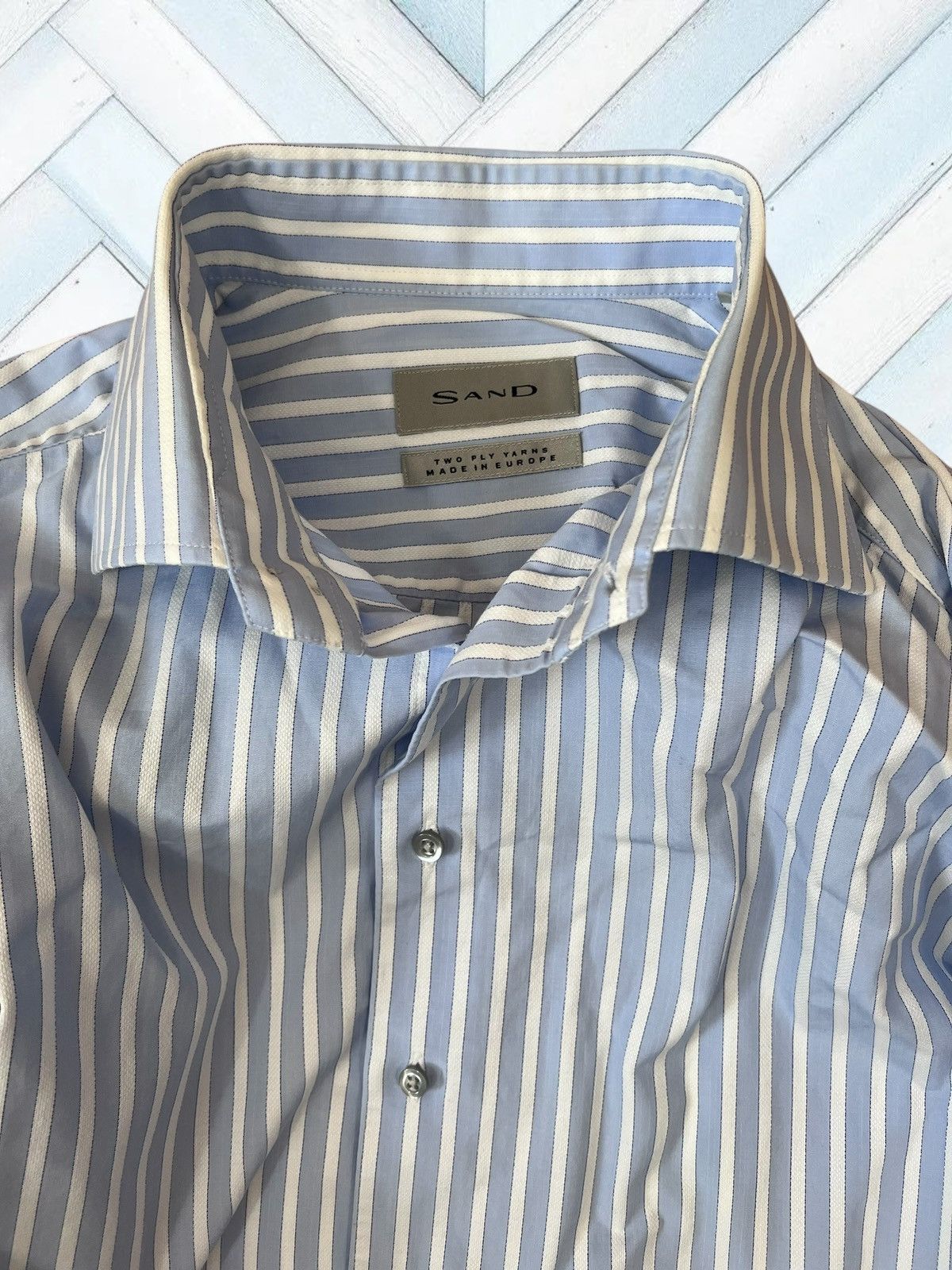 SAND Sand Copenhagen striped shirt size XL / 44 Size US XL / EU 56 / 4 - 6 Thumbnail