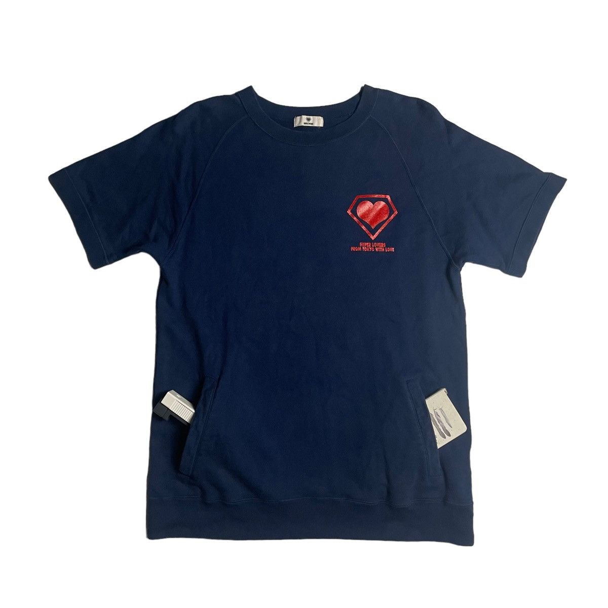 20471120 × Beauty Beast VINTAGE SUPER LOVERS TOKYO NEW WAVE SHORT SLEEVE SWEATSHIRT Size US M / EU 48-50 / 2 - 2 Thumbnail