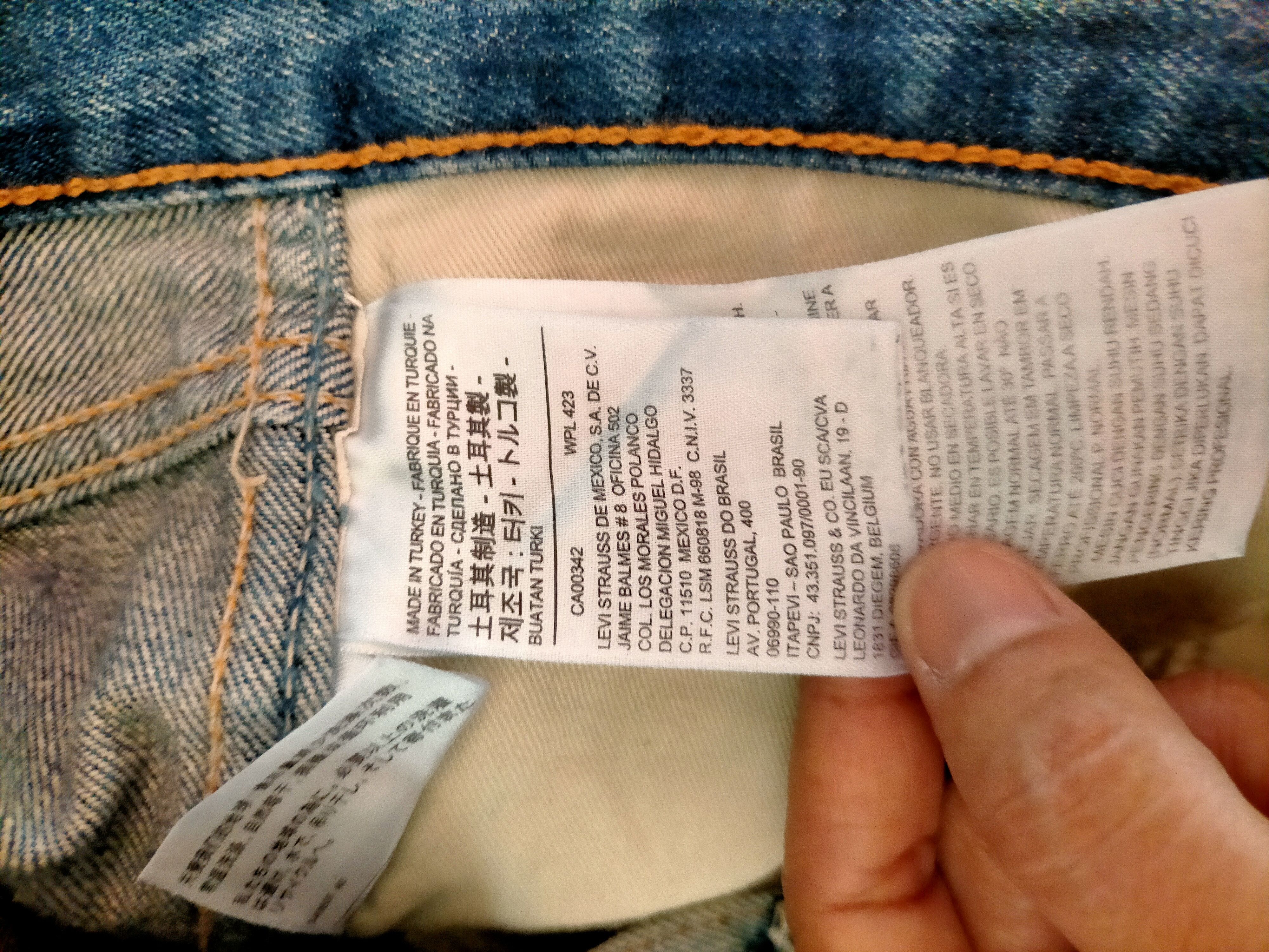 Levi's Vintage Clothing Vintage Levis 606 Big E Skinny Ramones Jeans Size US 32 / EU 48 - 17 Thumbnail