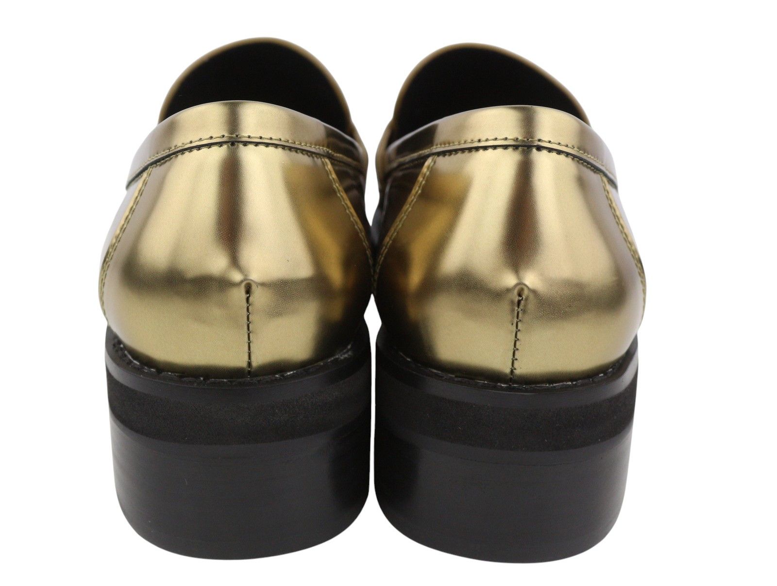 Other BIBI LOU JAYA EU40 Shiny Gold Leather Chunky 87555 Size US 9 / IT 39 - 8 Thumbnail