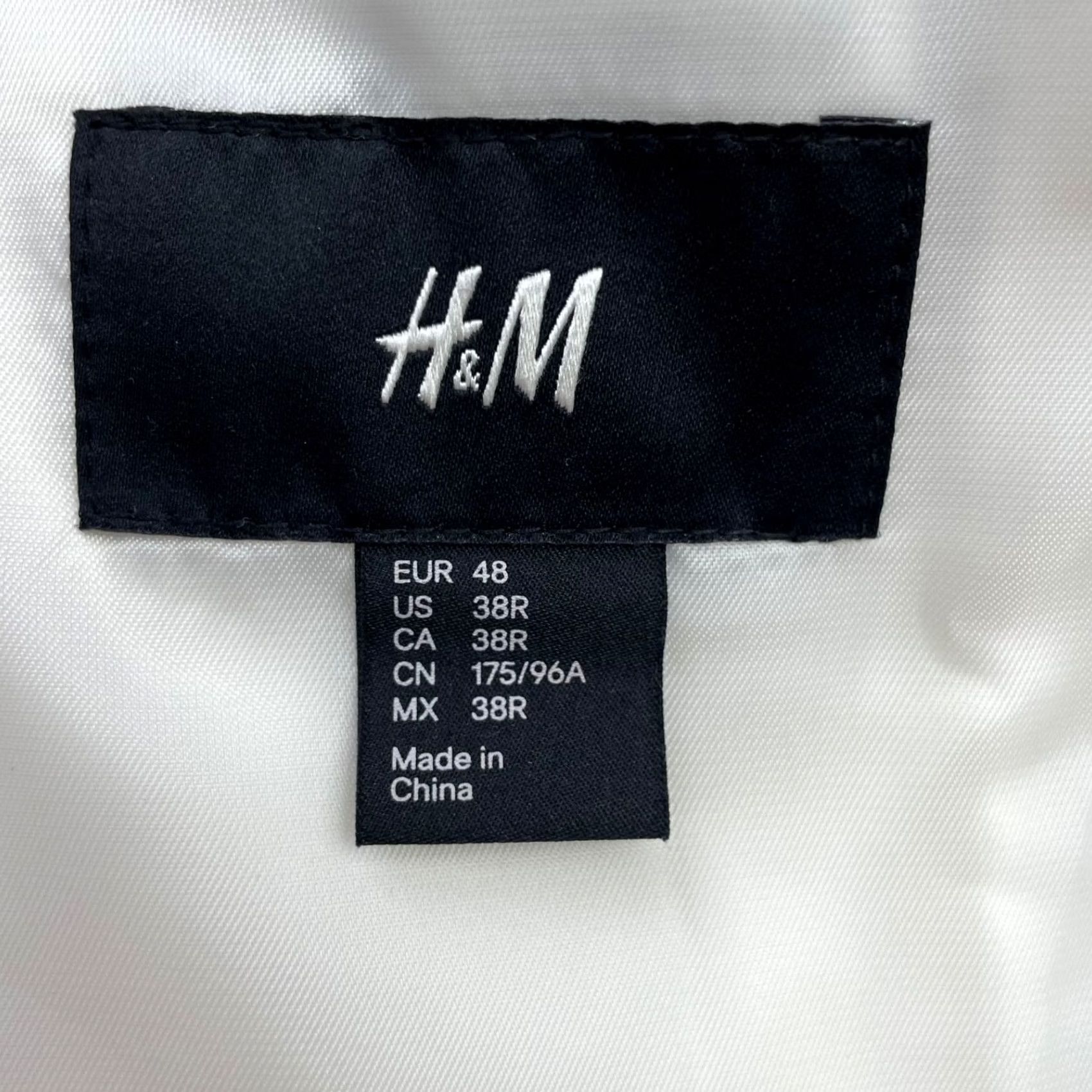 H&M H&M Men's Cotton/Linen 2-Button Blazer White 38R US Size 38R - 5 Thumbnail