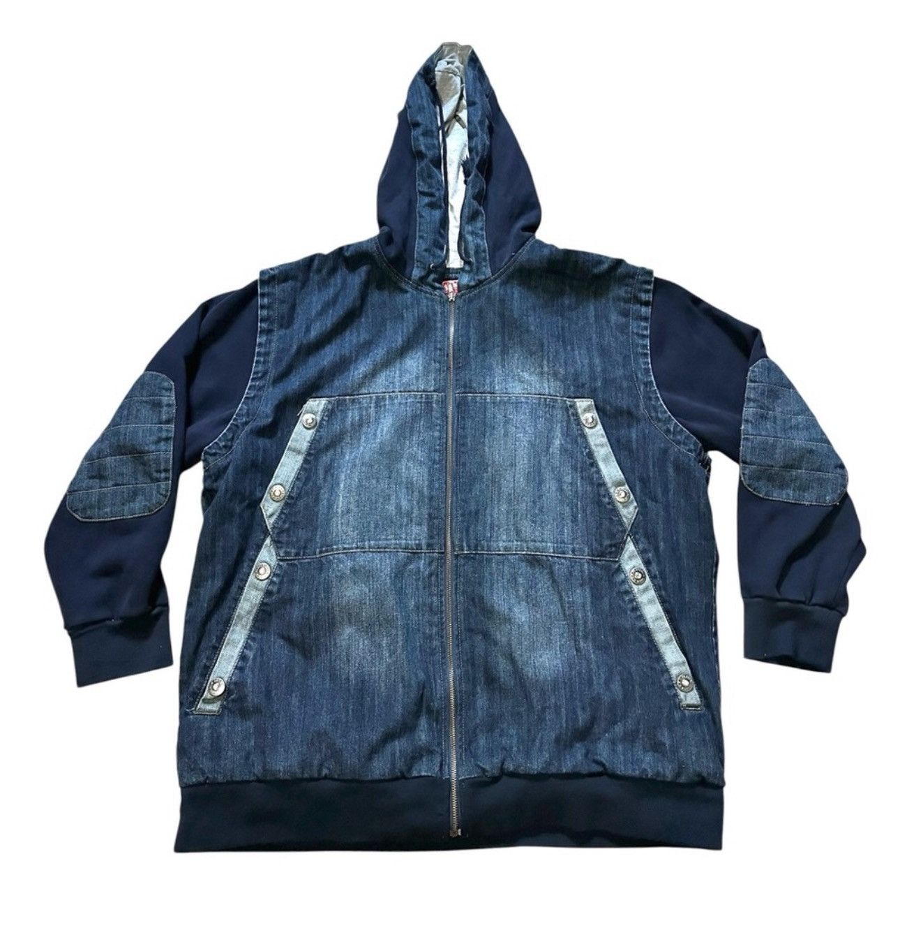 Other Vintage Platinum Gear Jean Jacket Mens 3XL Denim Y2K Hip Hop Size US XXL / EU 58 / 5 - 2 Thumbnail