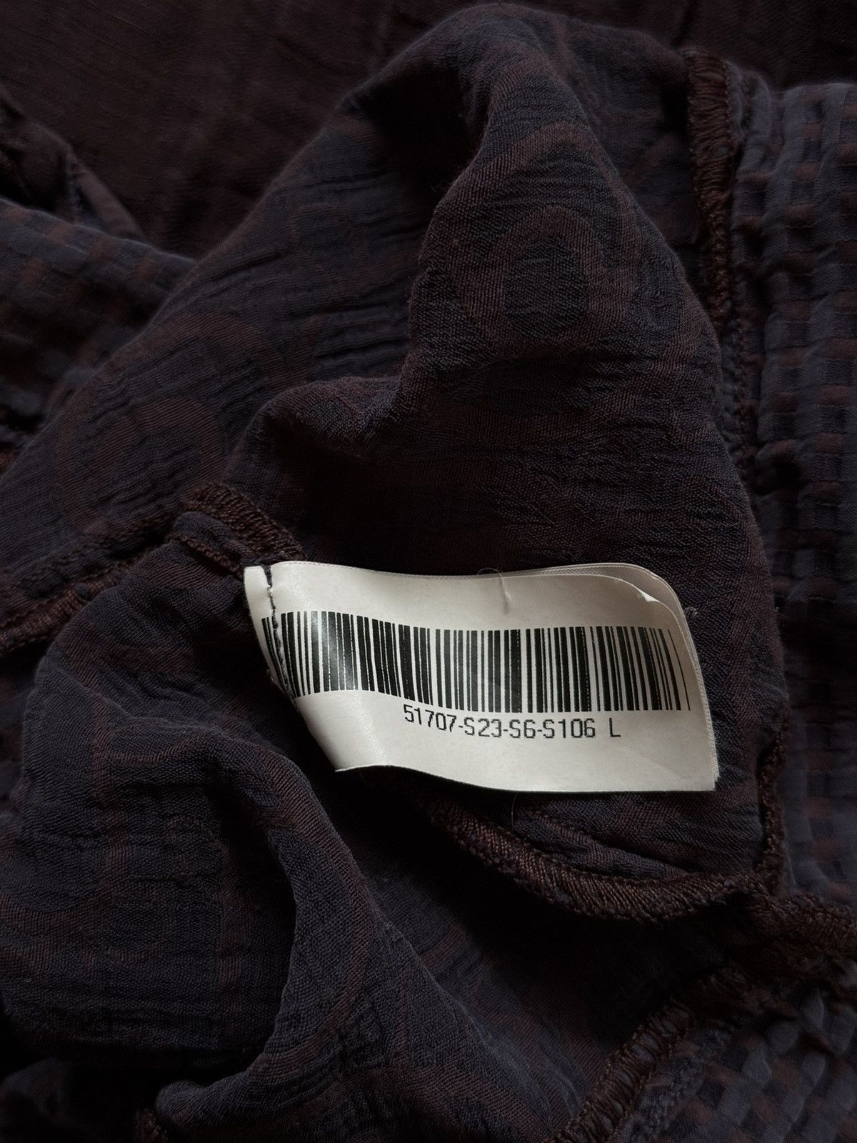 Other Grizas linen + silk blend crinkle plisse assymetric blouse Size L / US 10 / IT 46 - 5 Thumbnail