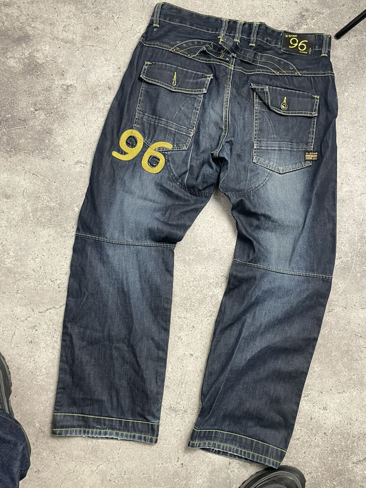G-Star × Vintage G-Star Jeans Knee Patch Jeans Size US 36 / EU 52 - 2 Thumbnail