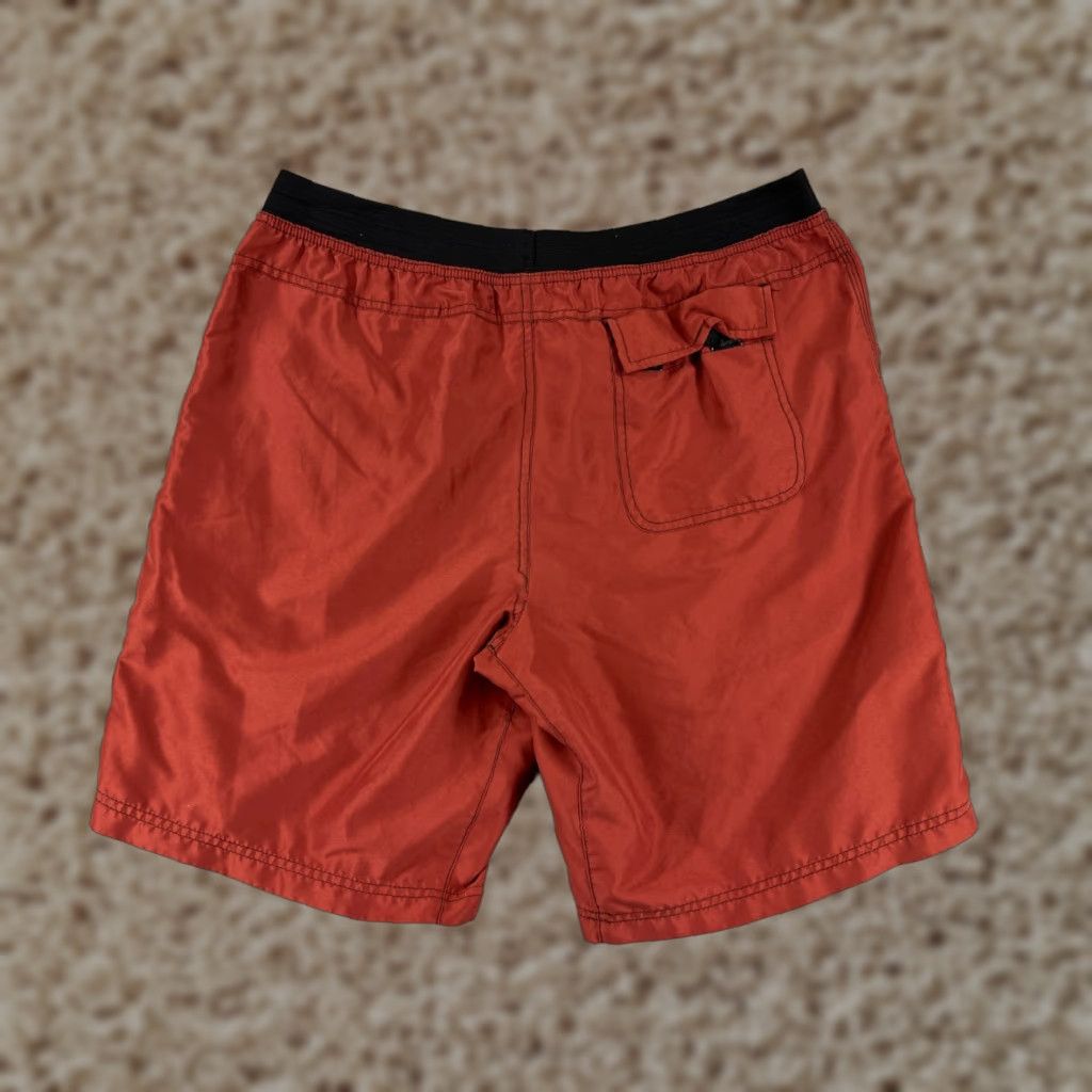 Prana prAna Mens Swim Trunks Bottom M Red Surf Beach Polyester Pockets Vintage No Size US 31 - 1 Thumbnail