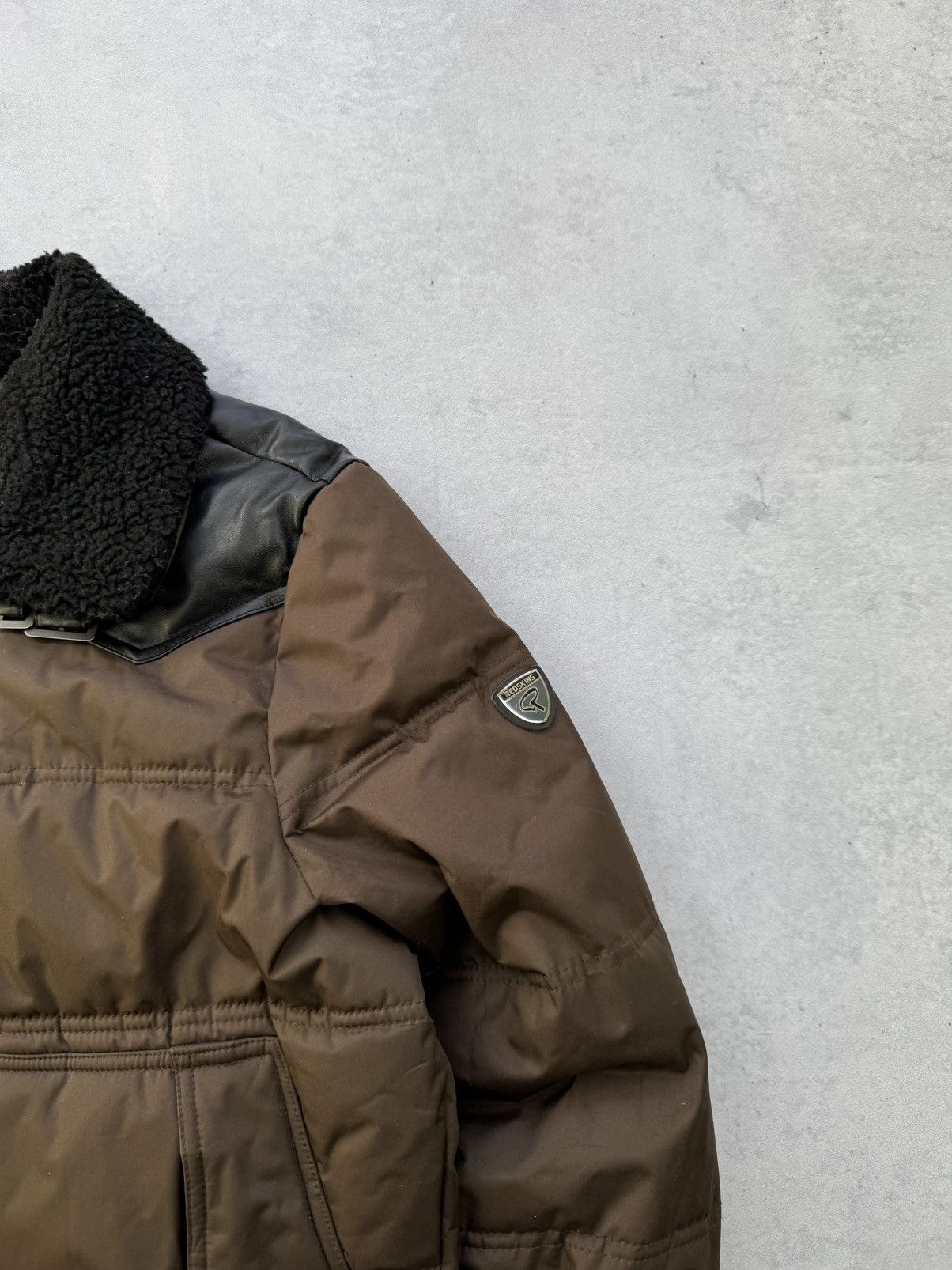 Other REDSKINS Jacket Mens S Brown Nylon CWU Fur Flight Size US S / EU 44-46 / 1 - 5 Thumbnail