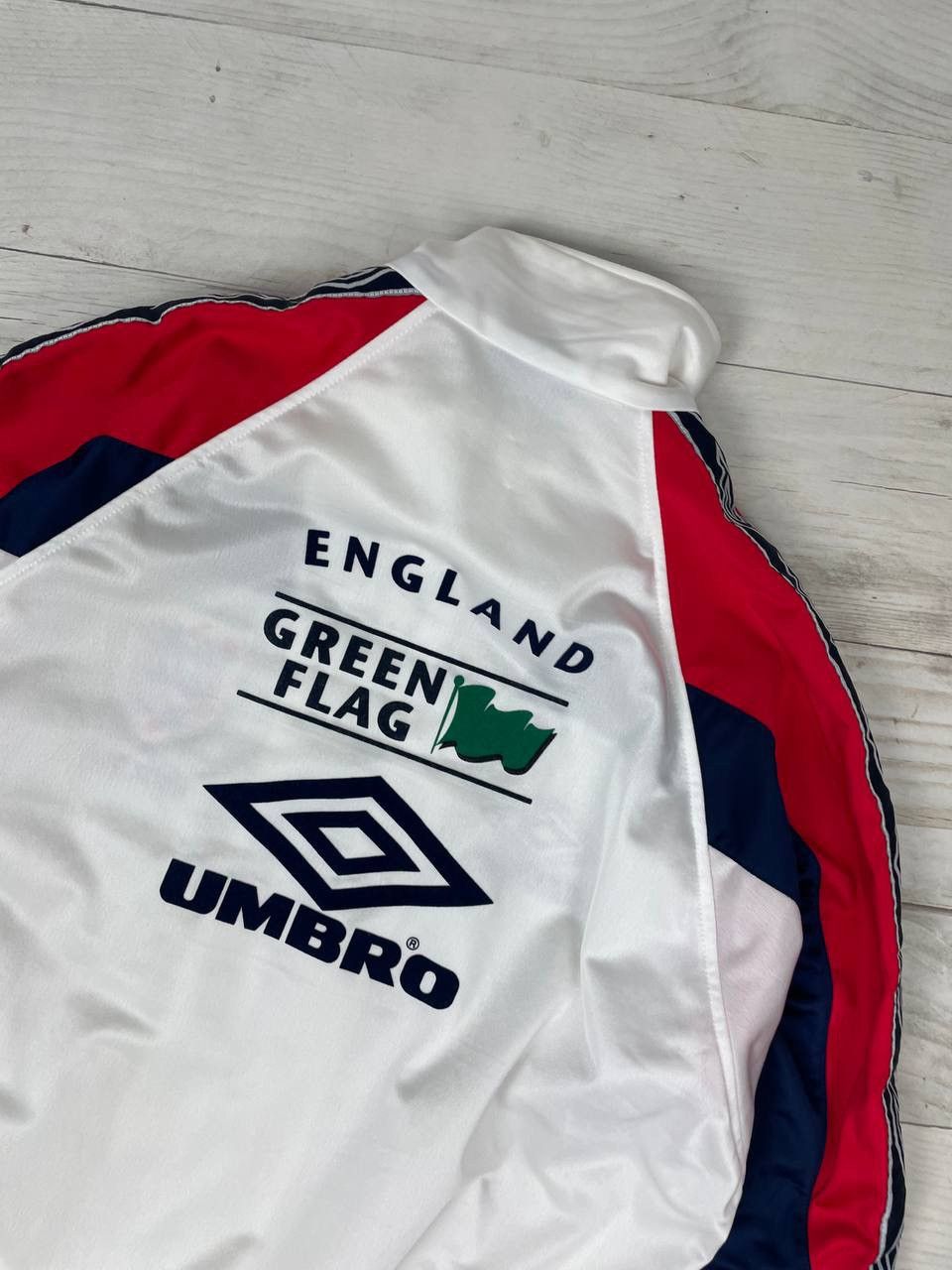 Umbro Vintage Umbro England Training Soccer Track Jacket 1998 1999 Size US M / EU 48-50 / 2 - 16 Thumbnail