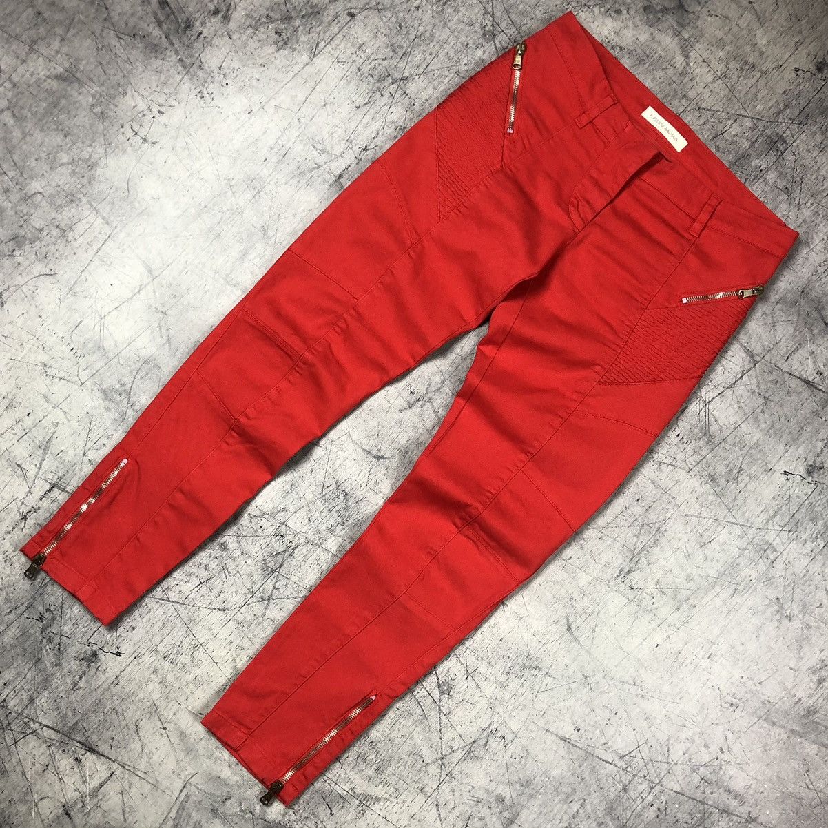 Designer × Pierre Balmain Vintage Pierre Balmain Designer Luxury Zip Jeans y2k hype og Size 26" / US 2 / IT 38 - 3 Thumbnail