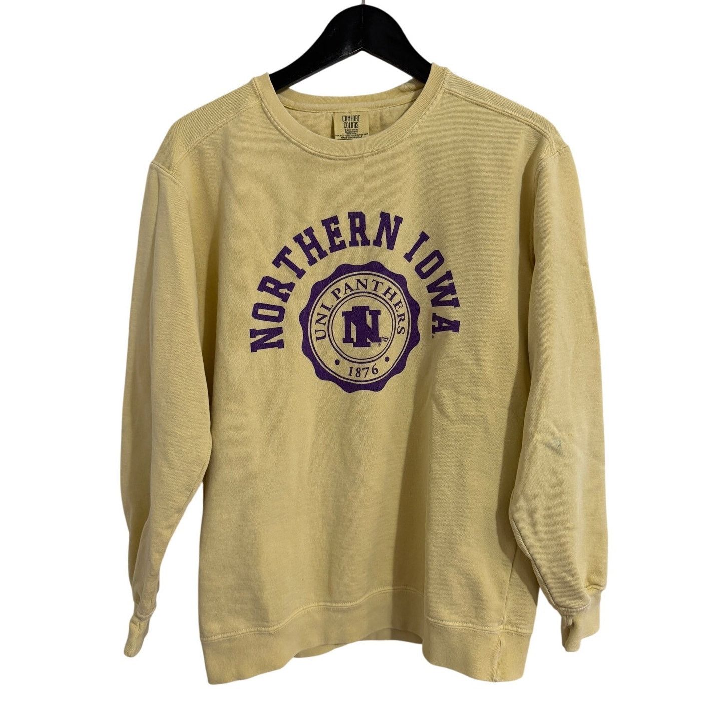 Comfort Colors University of Northern Iowa UNI Panthers Crewneck Size S Size S / US 4 / IT 40 - 1 Thumbnail