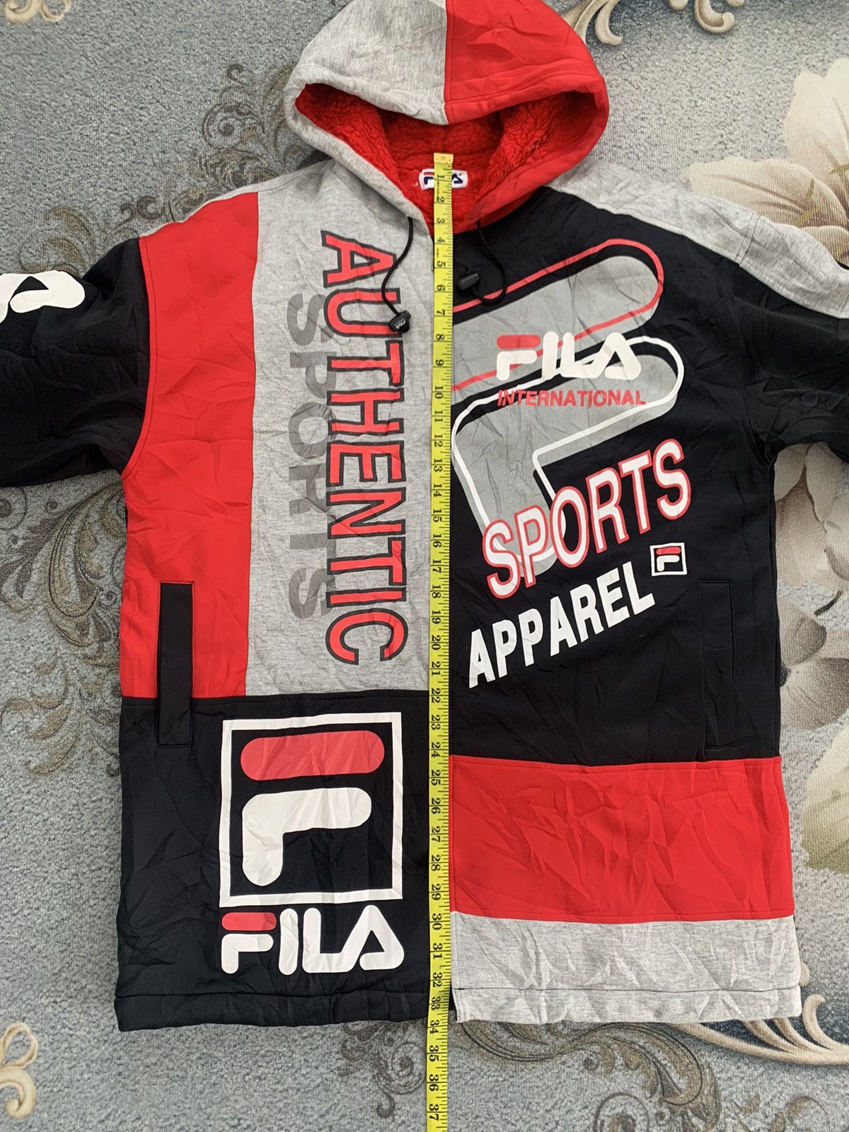 Fila × Sports Specialties FILA Big Logo Printed Jacket Hooded With Fleece Inner Size US L / EU 52-54 / 3 - 7 Thumbnail