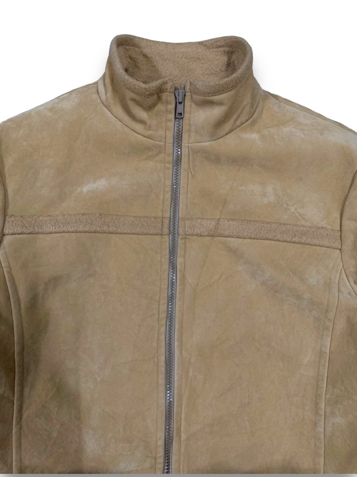 Santa Cruz Skateboards Vintage Santa Cruz Faux Suede Style Full Zip Light Jacket Size US M / EU 48-50 / 2 - 5 Thumbnail