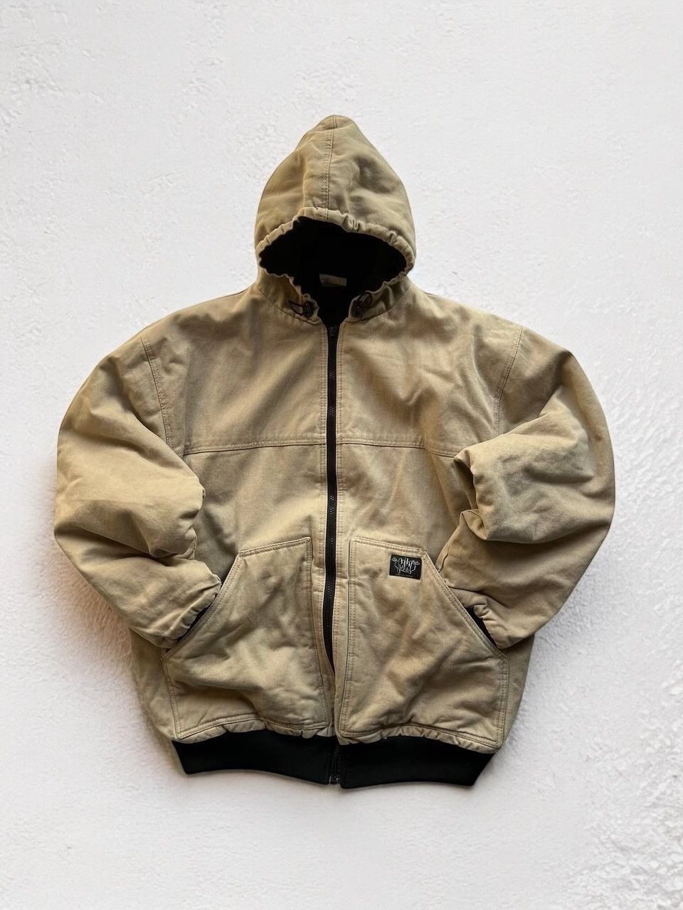 MELLOW HIP HOP ACTIVE JACKET ZIP UP WORKER HOODED HEAVY y2k