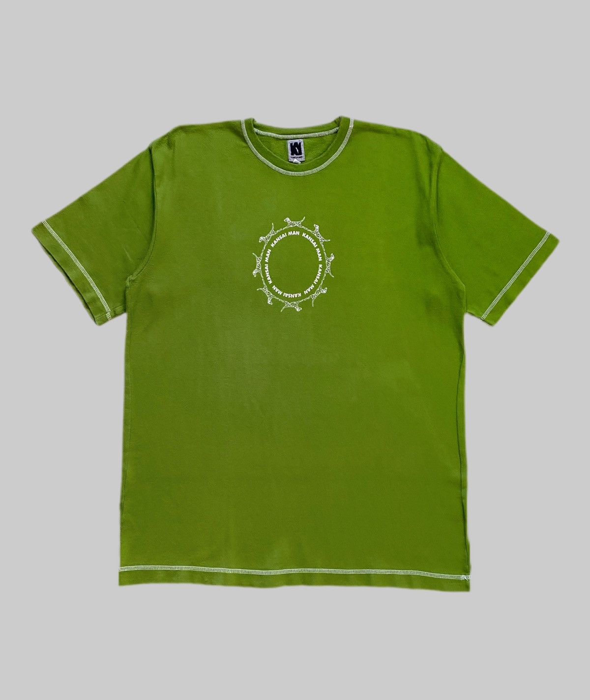 Kansai Yamamoto Vintage Kansai Yamamoto ( Kansai Man + CC ) Tshirt Size US L / EU 52-54 / 3 - 8 Thumbnail