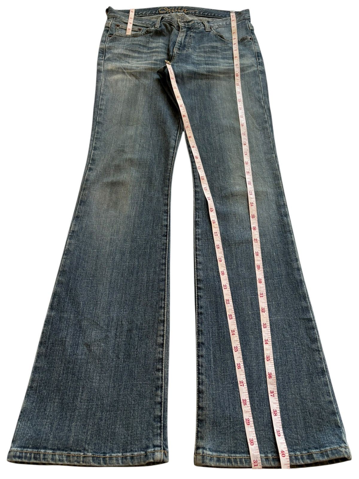 Japanese Brand Vintage Japanese Brand Mud Wash Bootcut Flare Jeans Size 29" - 13 Thumbnail