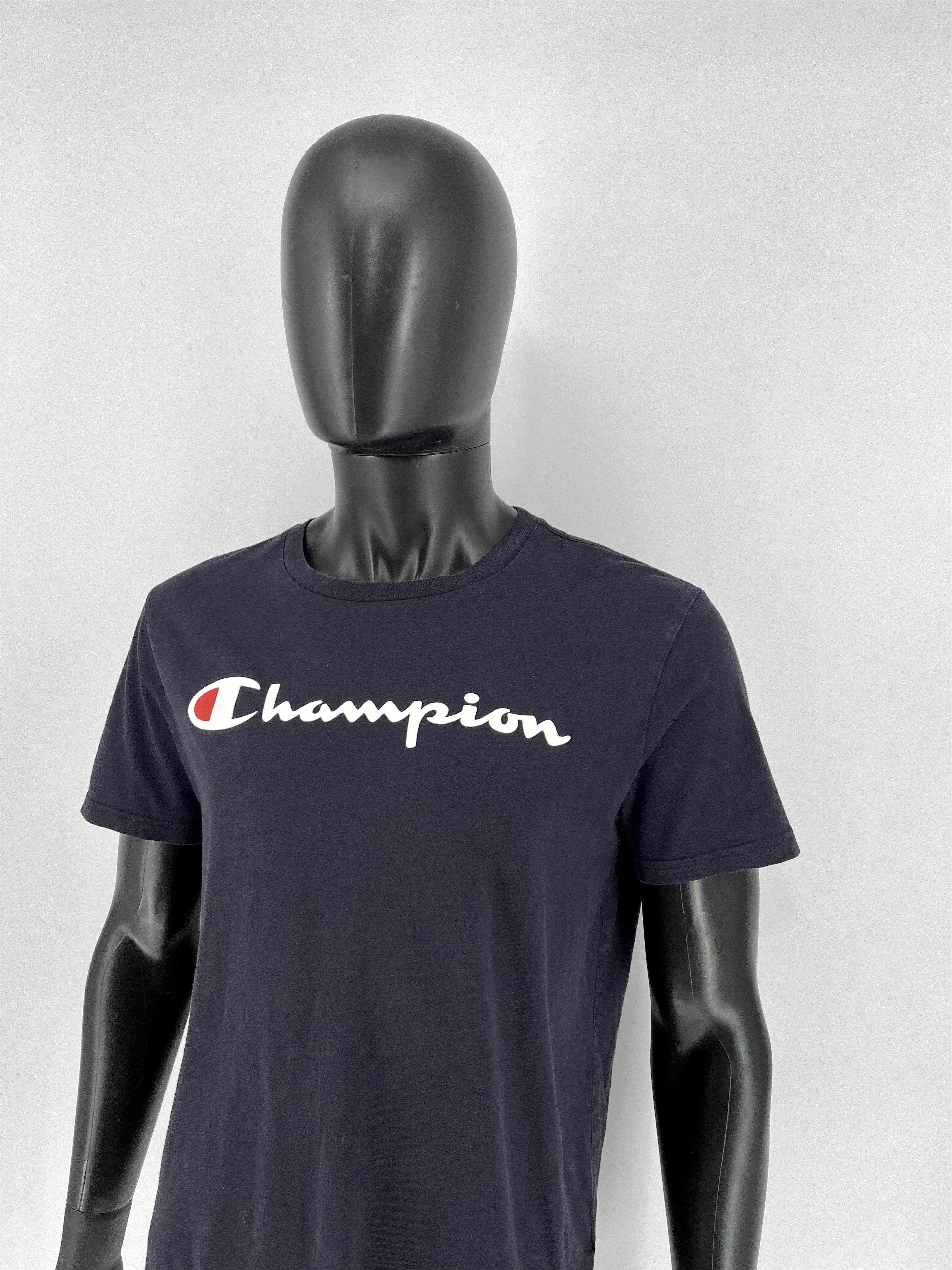 Champion × Vintage VINTAGE Y2K CHAMPION BIG LOGO NICE DESIGN TSHIRT HIP HOP RAP Size US M / EU 48-50 / 2 - 4 Thumbnail