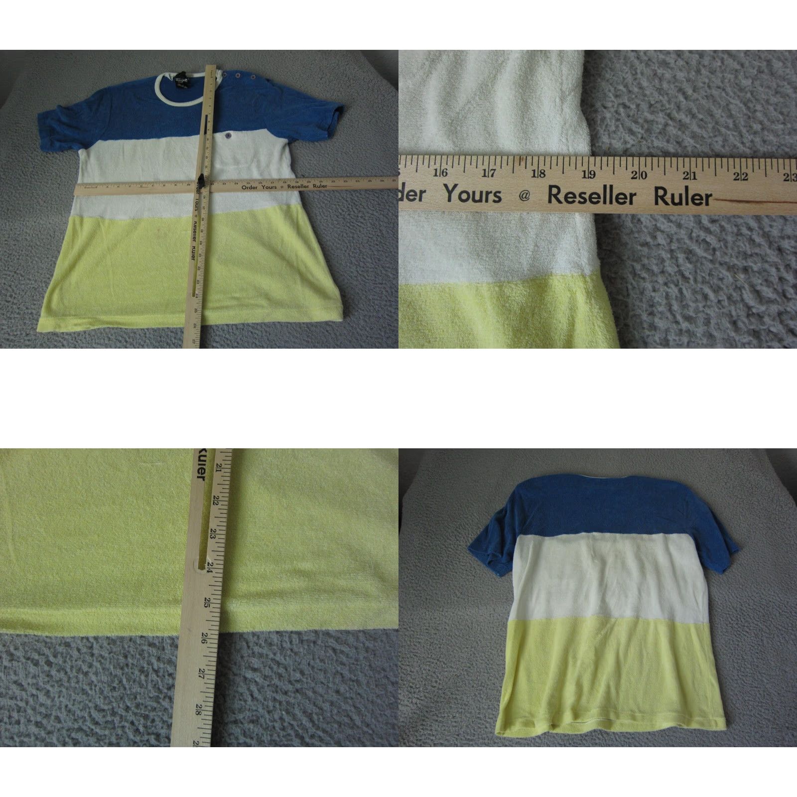 Vintage VINTAGE Justin Blake Shirt Mens L White Blue Yellow Terry 70s 70s Beer College School Pocket Crew Neck T-Shirt Cotton Short Sleeve Jersey Size US L / EU 52-54 / 3 - 8 Thumbnail