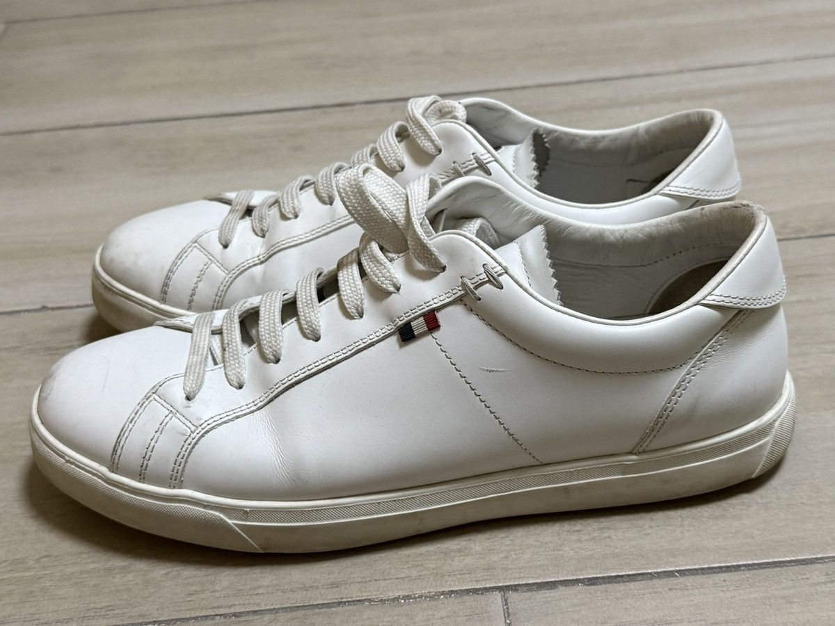 Moncler Moncler Low Top Leather Sneakers White Size 41 Size US 9 / EU 42 - 8 Thumbnail