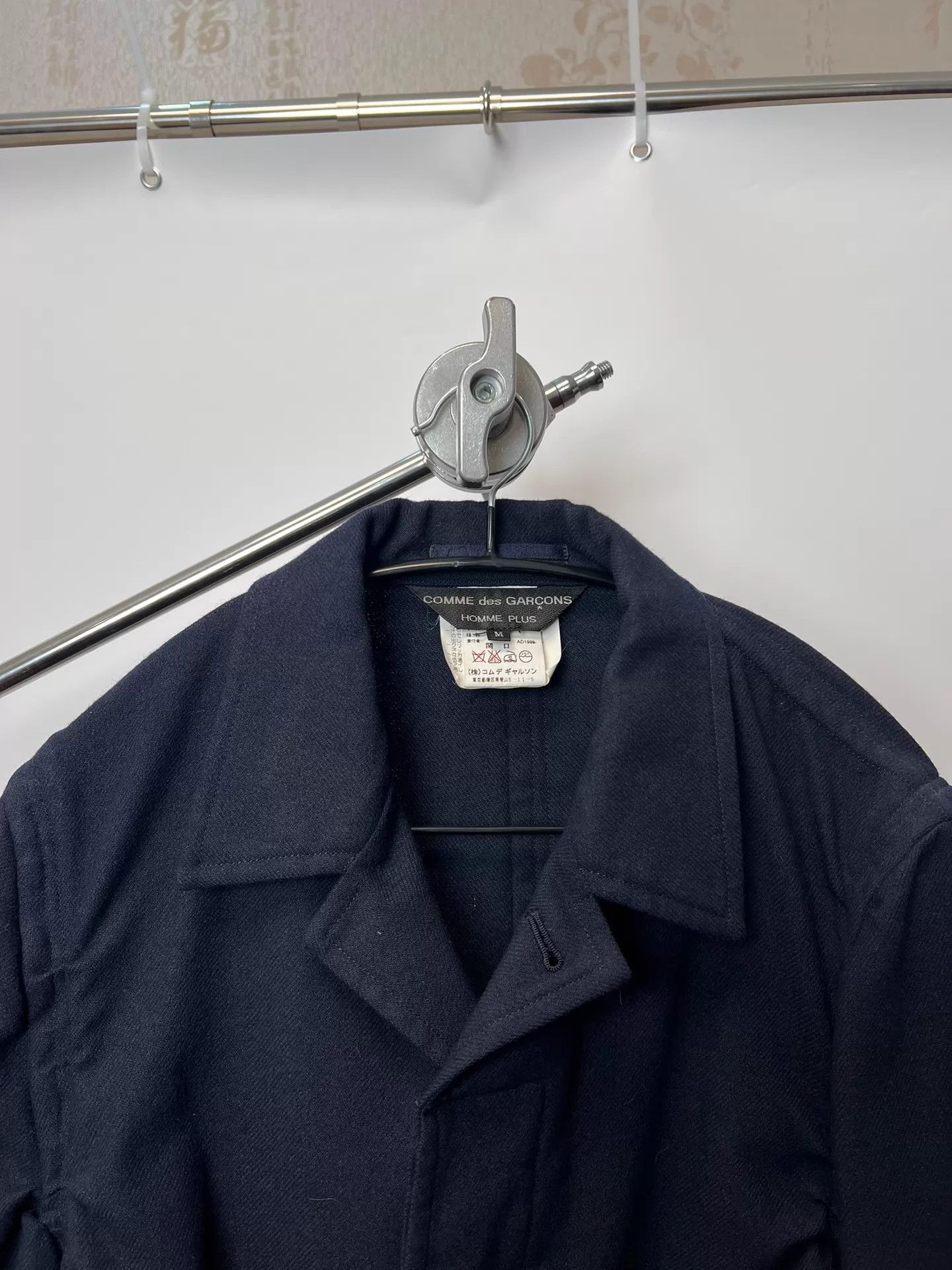Comme des Garcons Comme des Garçons 98AW Wool Jacket Armpit Pleat Detail Size US M / EU 48-50 / 2 - 3 Thumbnail