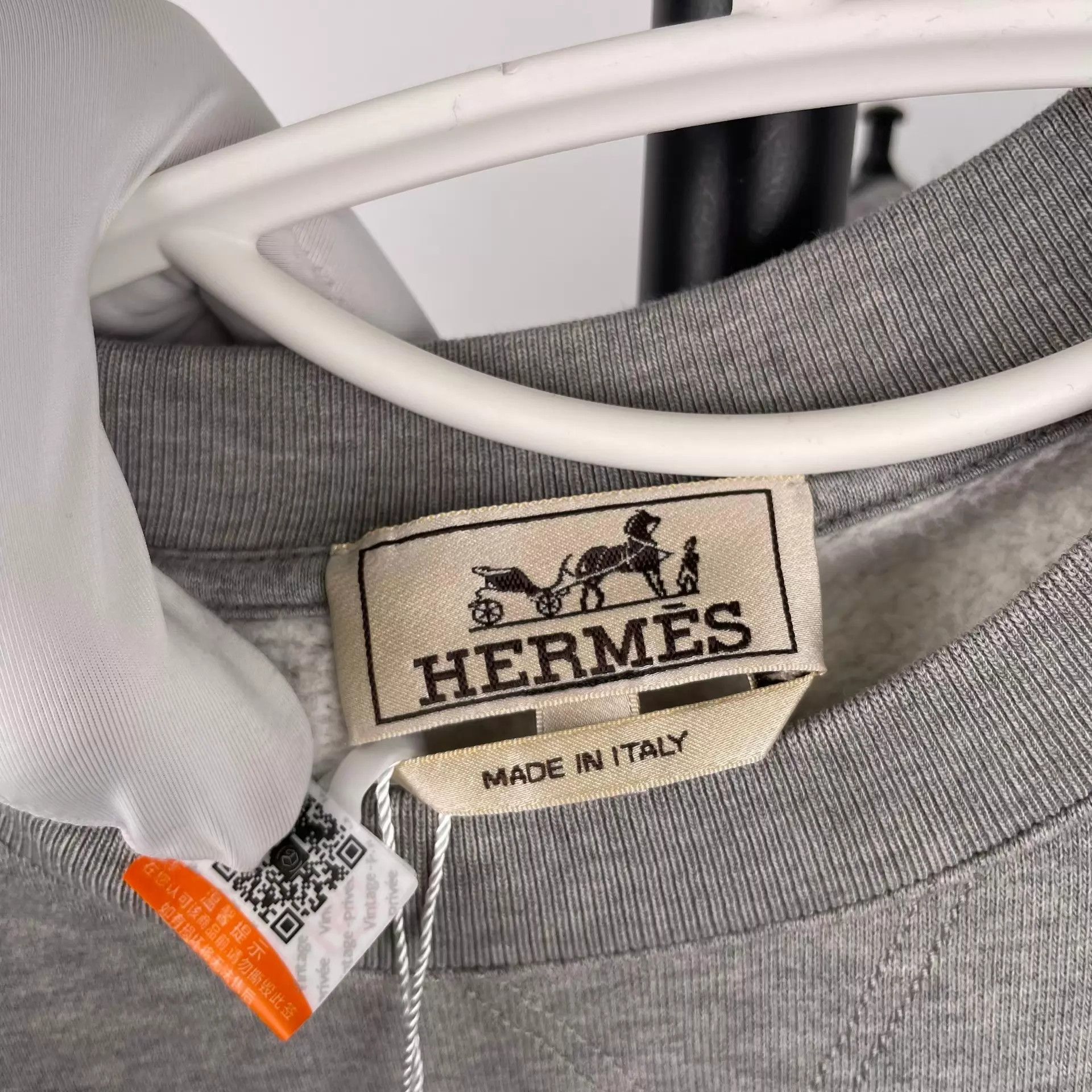 Hermes Hermès men's gray hoodie m Size US M / EU 48-50 / 2 - 3 Thumbnail