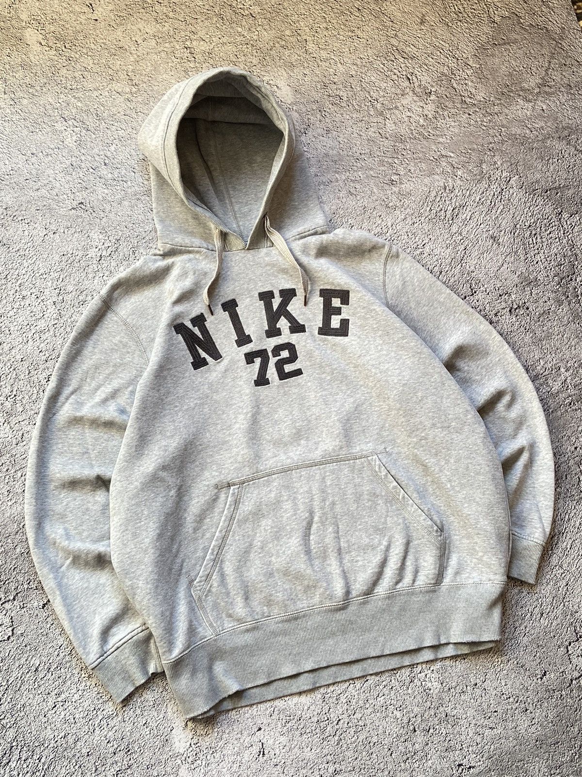 Nike × Vintage Vintage Nike Distressed Y2K Oversized Hoodie Size US XL / EU 56 / 4 - 3 Thumbnail