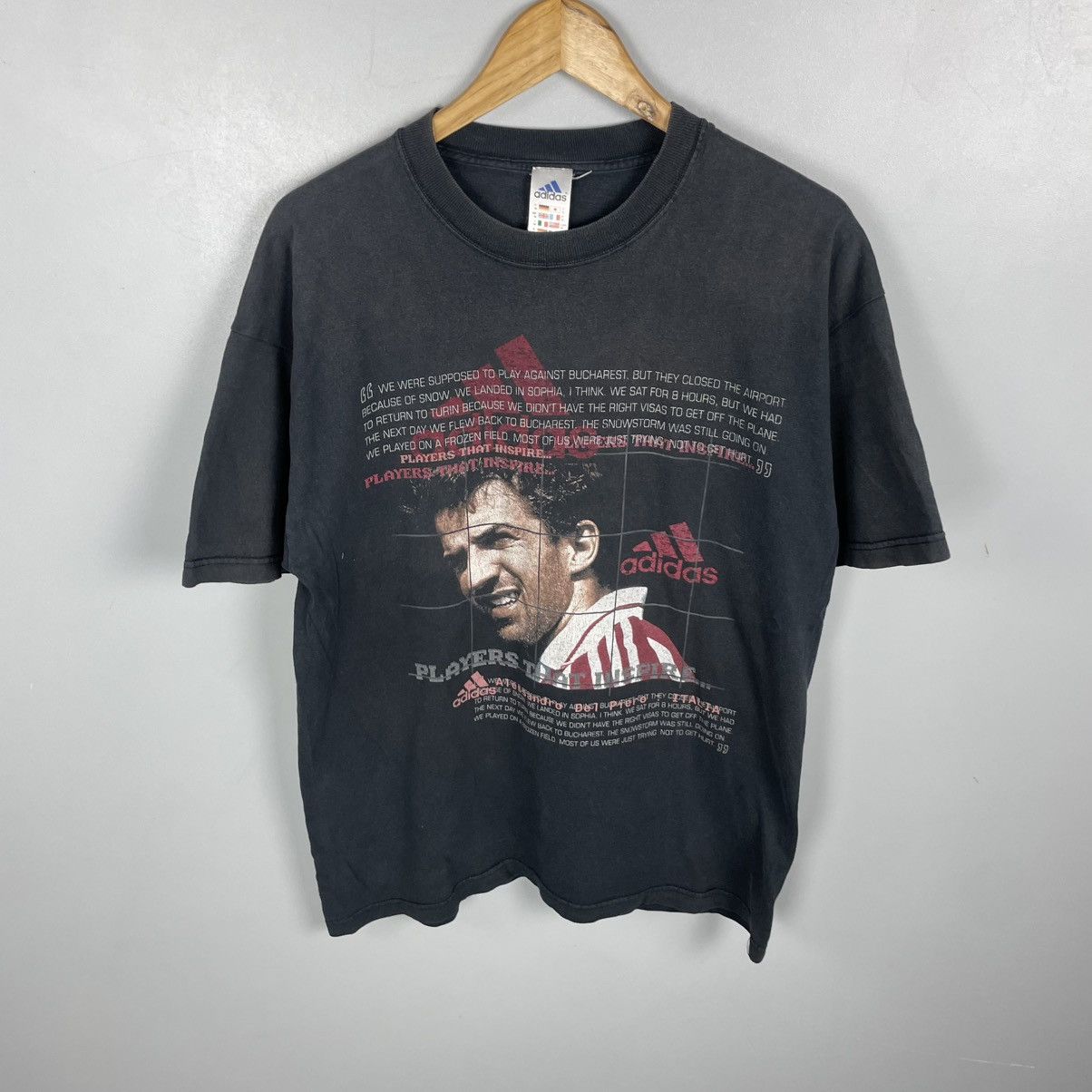 Adidas Del Piero Adidas Vintage 90s Players That Inspire Tee Size US M / EU 48-50 / 2 - 3 Thumbnail