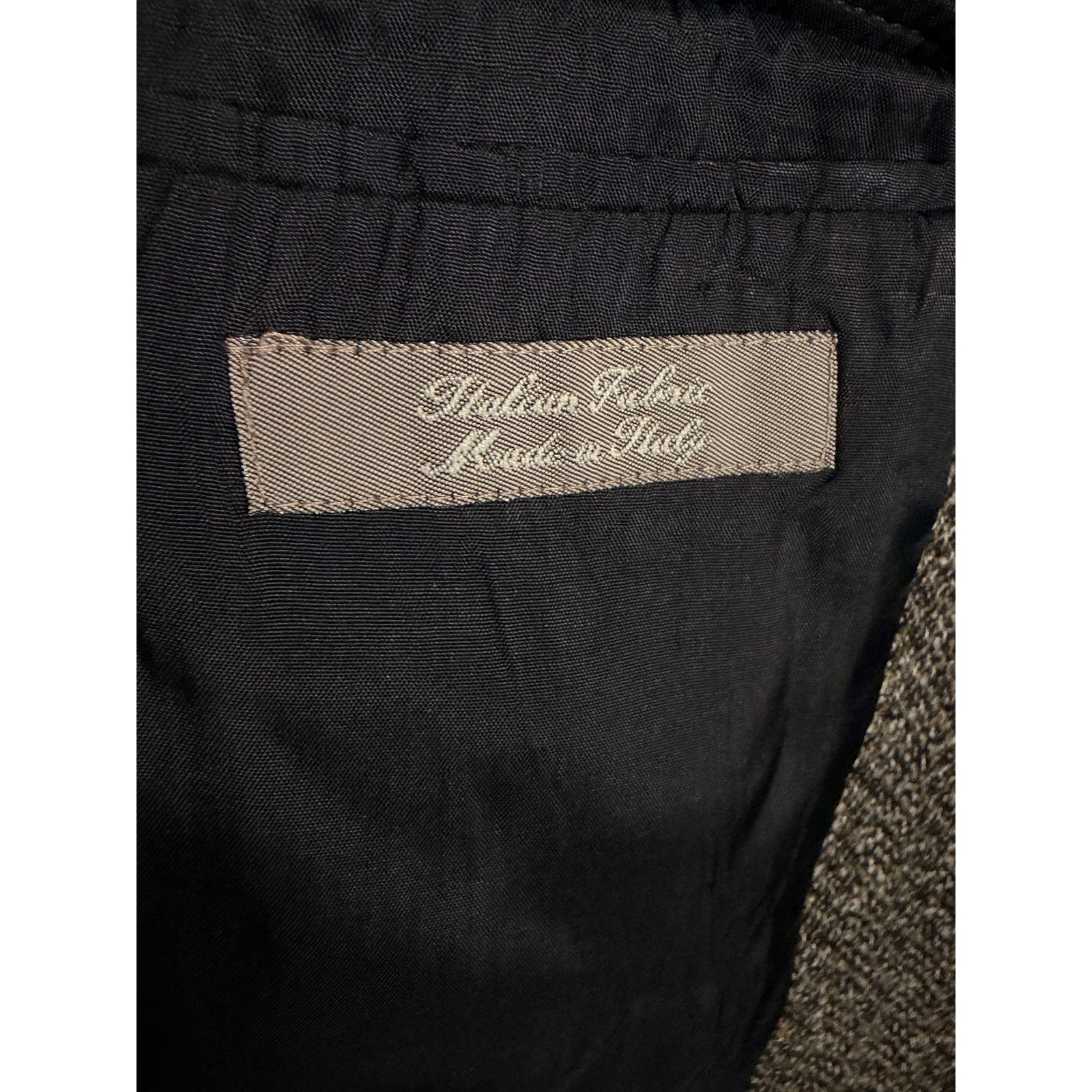 Structure VTG Structure Le Collezioni Men's Brown Tweed Wool Blazer Size 46R - 9 Thumbnail