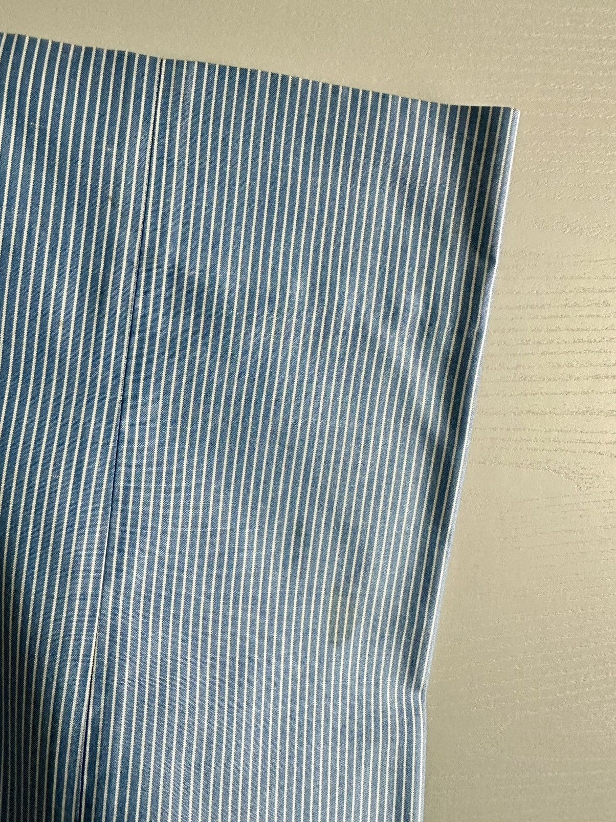 Dries Van Noten Blue Striped Silk Trousers Size US 32 / EU 48 - 7 Thumbnail
