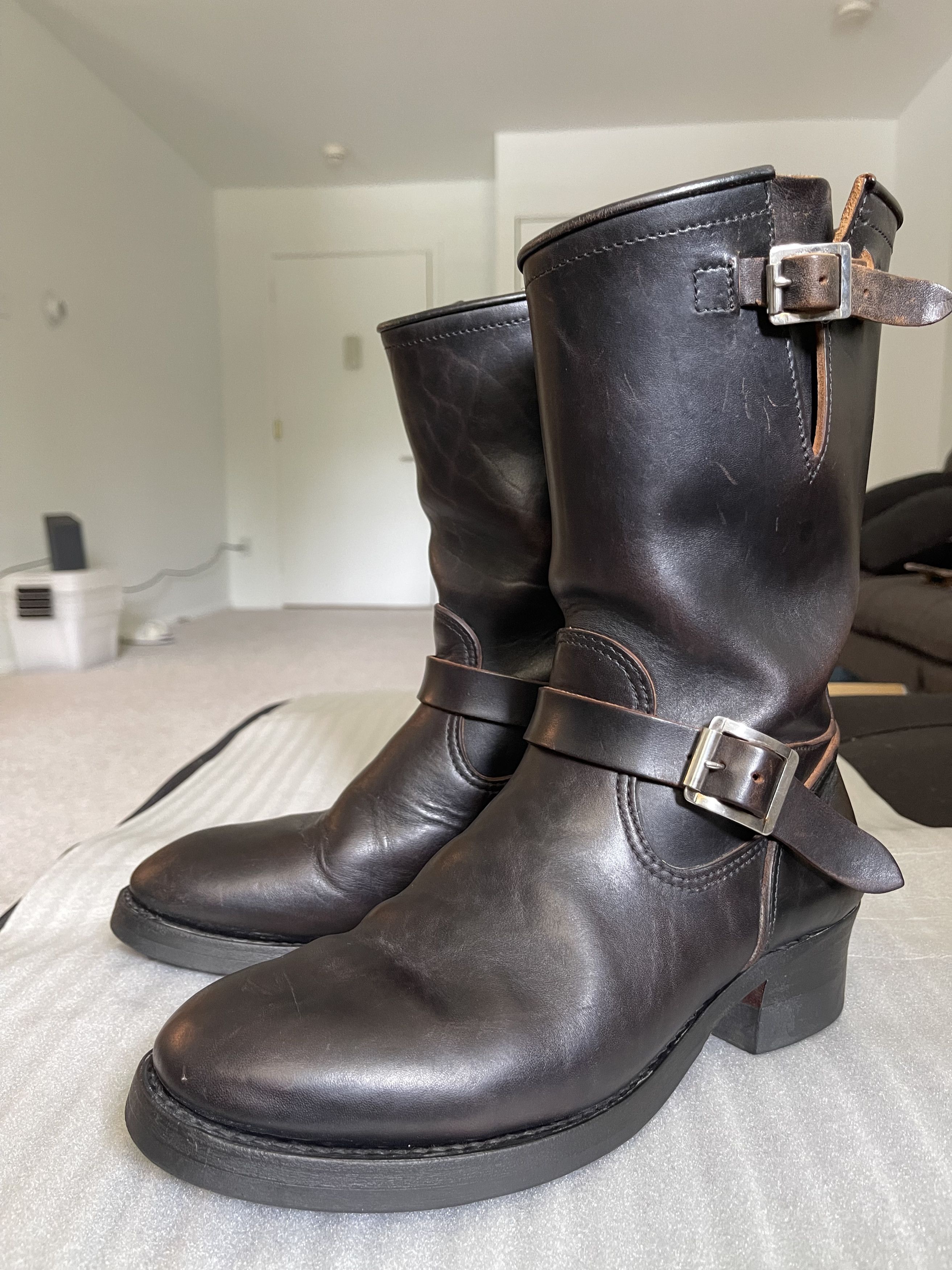 ATTRACTIONS BILTBUCK 444 8D 茶芯 Attractions - Biltbuck Lot. 444 Horsebutt Engineer Boot – BROGUE