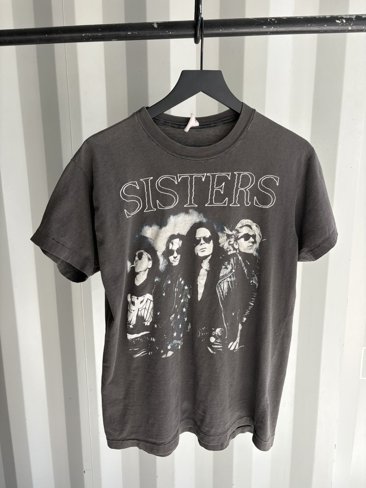 Band Tees Vintage Sisters of Mercy Shirt Faded Distressed Grunge Thin Size US L / EU 52-54 / 3 - 1 Thumbnail