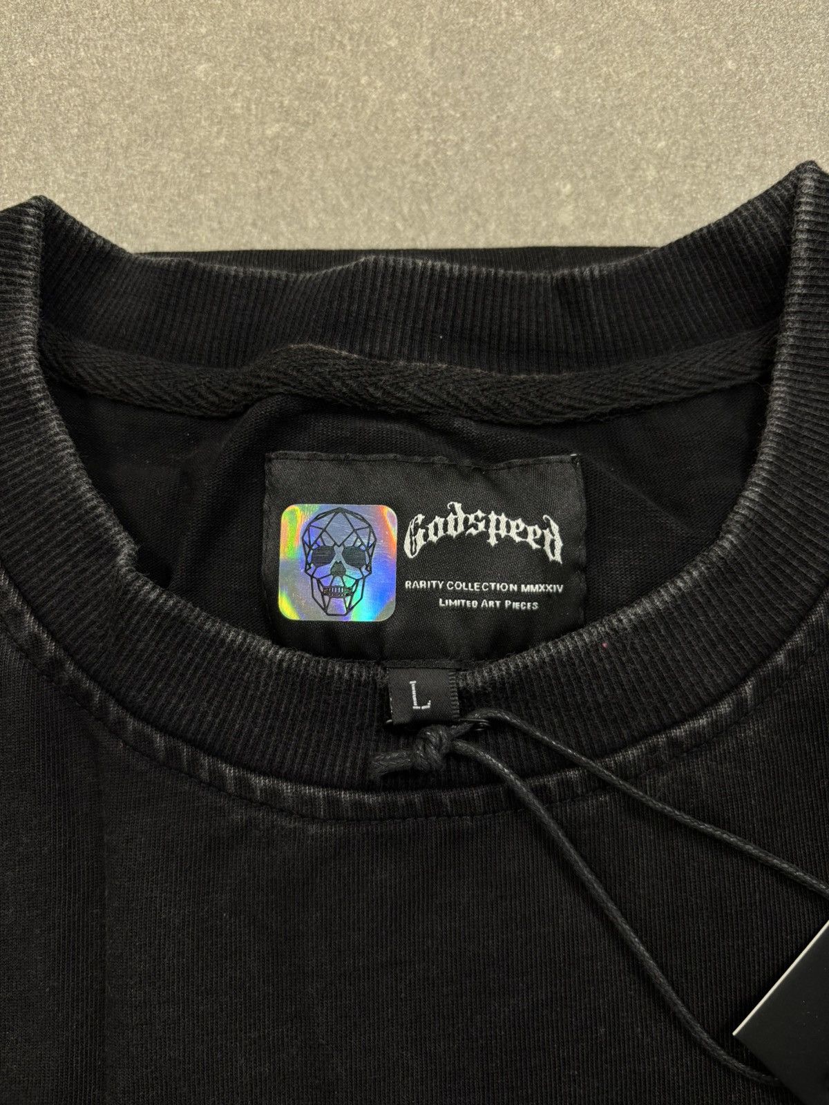 Godspeed Godspeed Natural Disaster Tee, Washed Black Size US L / EU 52-54 / 3 - 8 Thumbnail