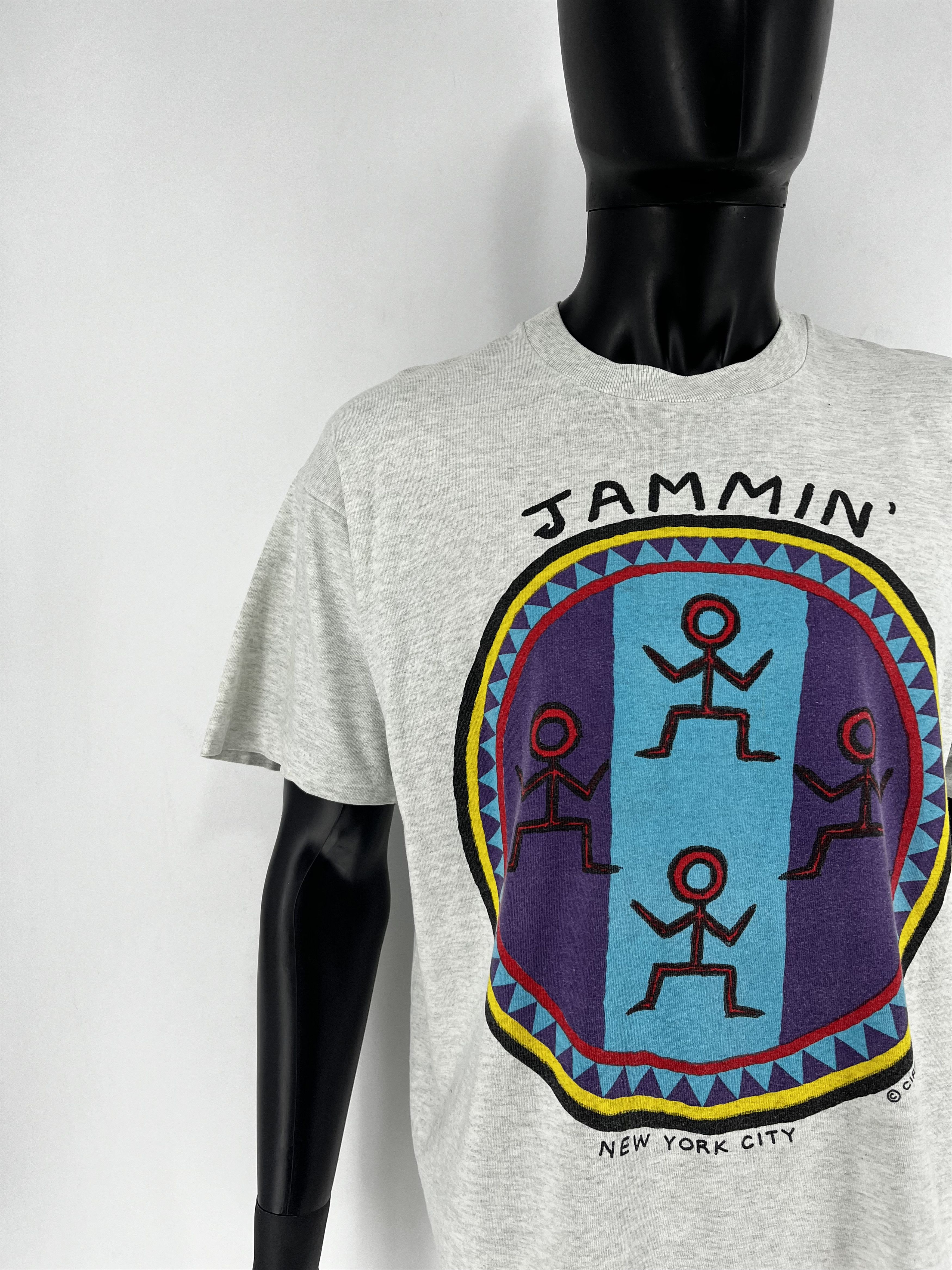 Vintage Vintage 90s Reggae Style Jammin New York City Ciro1992 Size US XL / EU 56 / 4 - 6 Thumbnail
