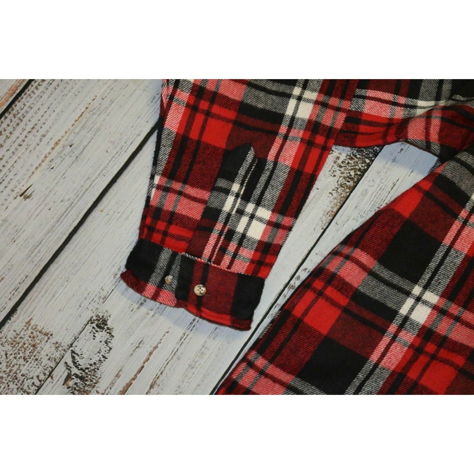 Vintage VINTAGE Field & Stream Shirt 3XL Red Heavyweight Flannel Plaid Long Sleeve USA Mens Regular Fit Size US XXL / EU 58 / 5 - 3 Thumbnail