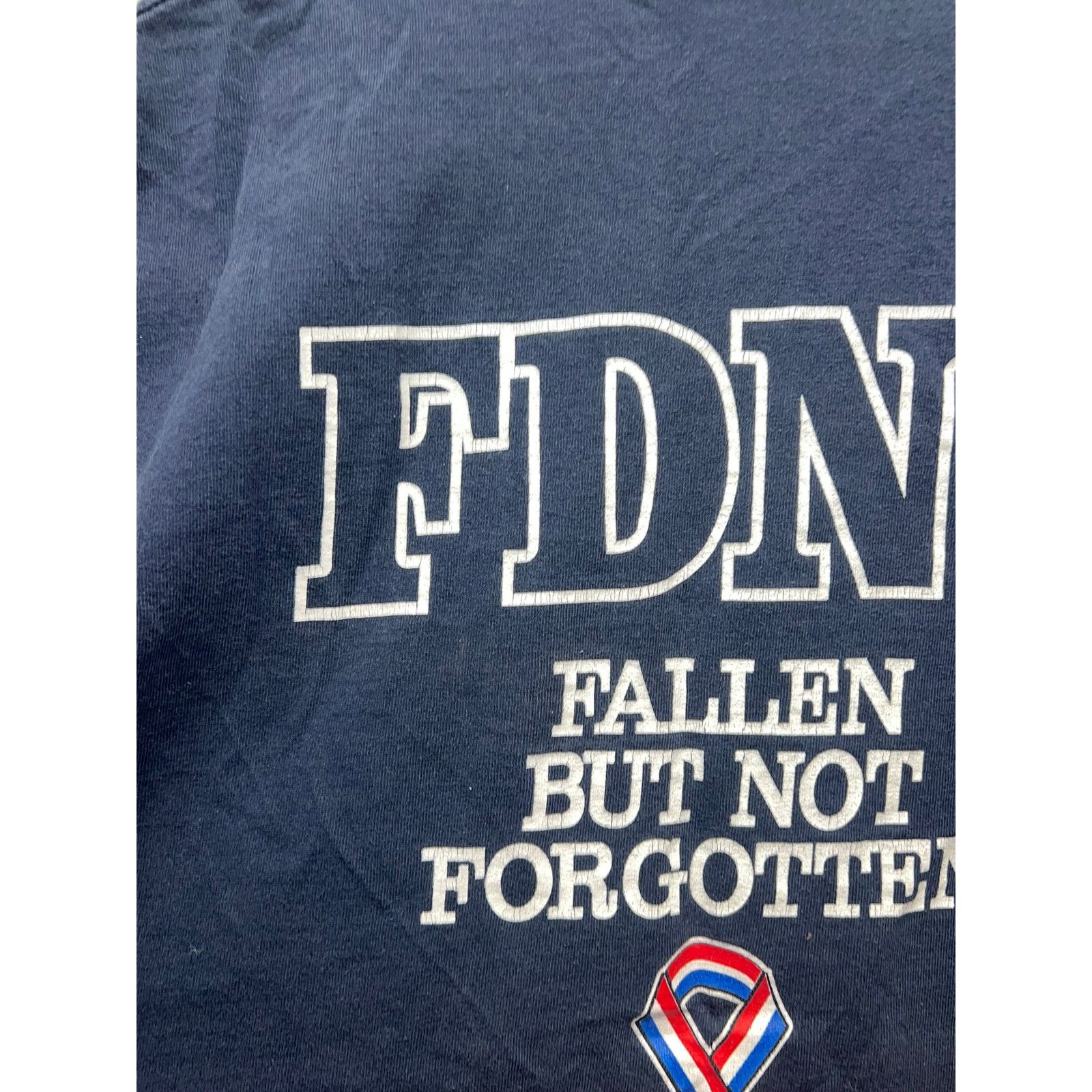 Vintage Vintage New York Fire Departmnet Shirt Fallen Blue 90s XL Size US XL / EU 56 / 4 - 8 Thumbnail