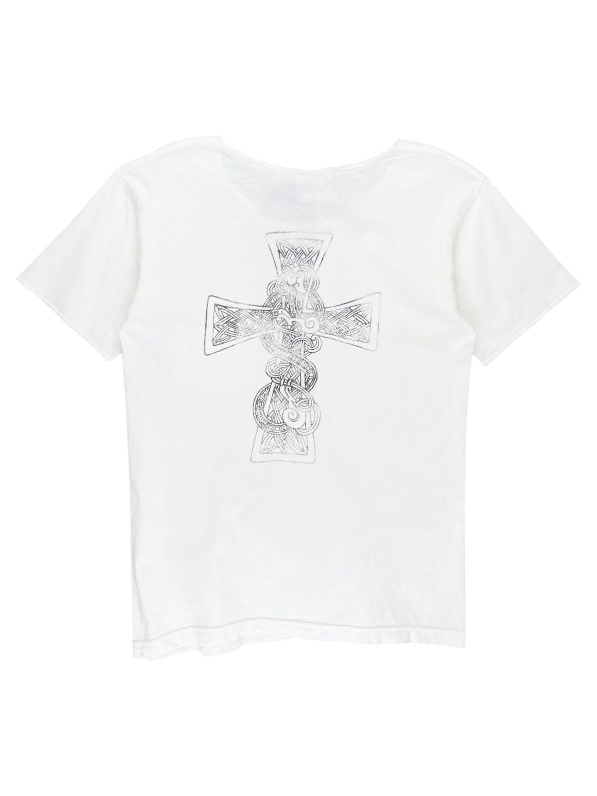 Chrome Hearts Chrome Hearts Distressed Celtic Cross Logo Pocket Tshirt Size US S / EU 44-46 / 1 - 1 Thumbnail