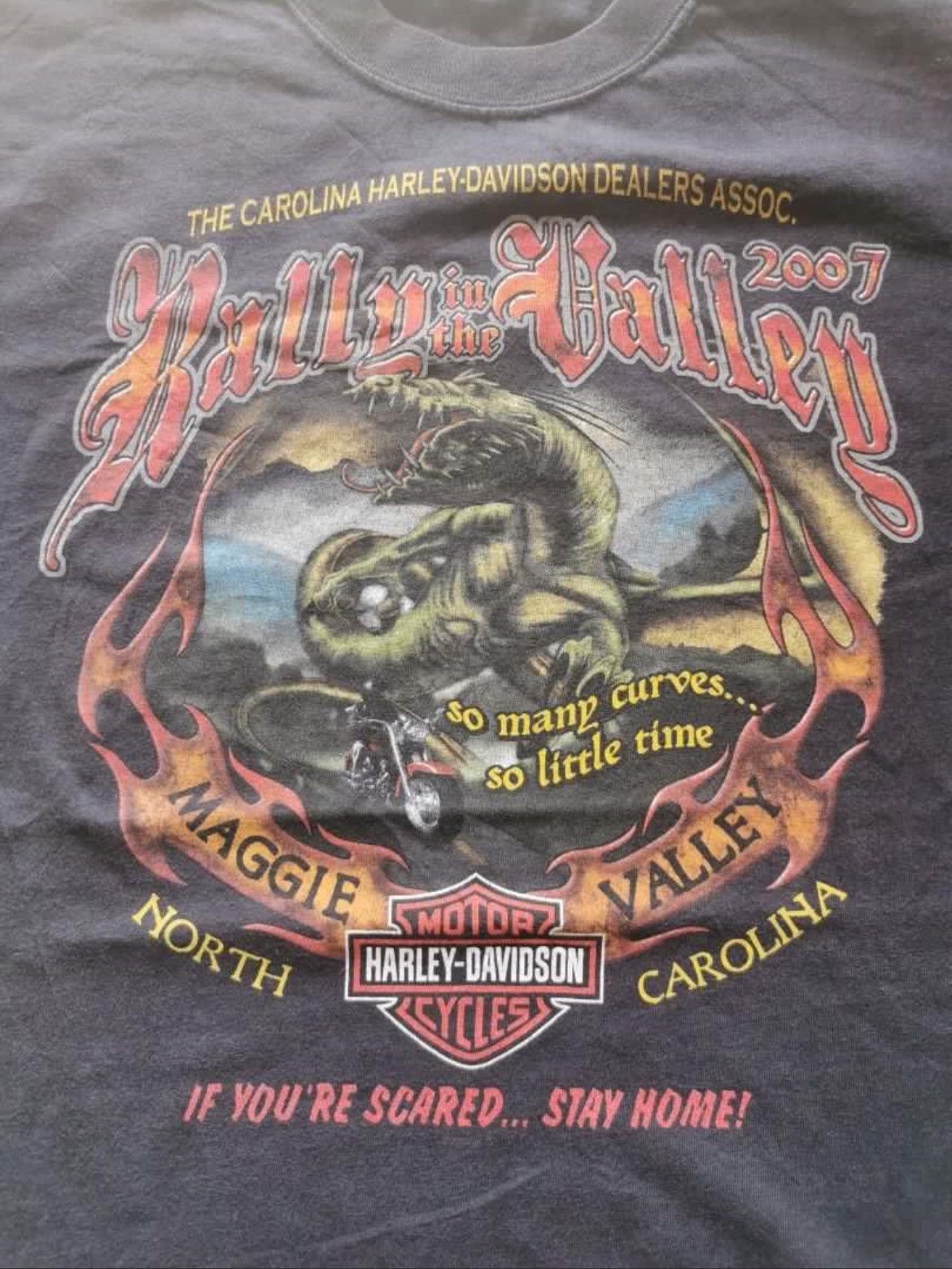 Harley Davidson × Vintage Vintage Harley Davidson Dragon USA Size US L / EU 52-54 / 3 - 2 Thumbnail