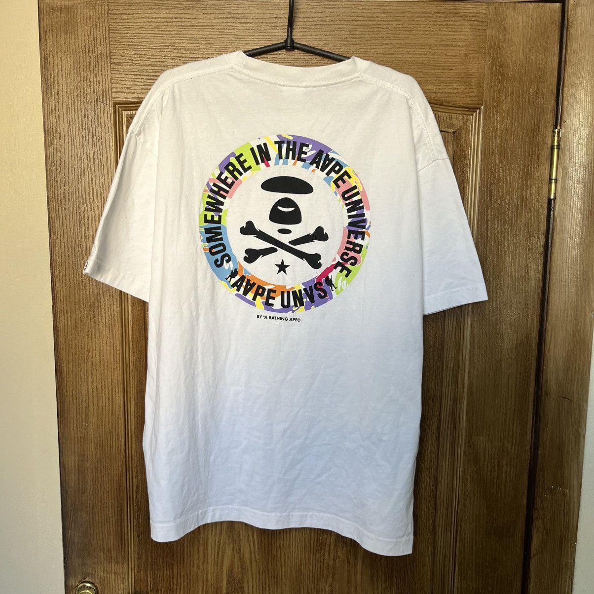 Aape Aape Bape circle logo t-shirt tee big logo Size US XL / EU 56 / 4 - 1 Thumbnail